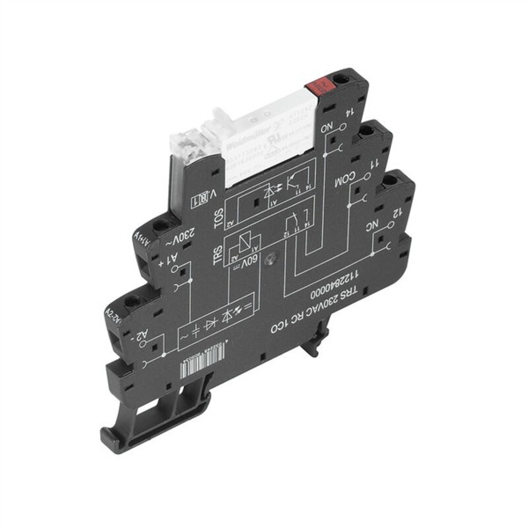 Weidmuller 1122830000 relay 1 Pole 6mm wide TRS 110VAC 1CO