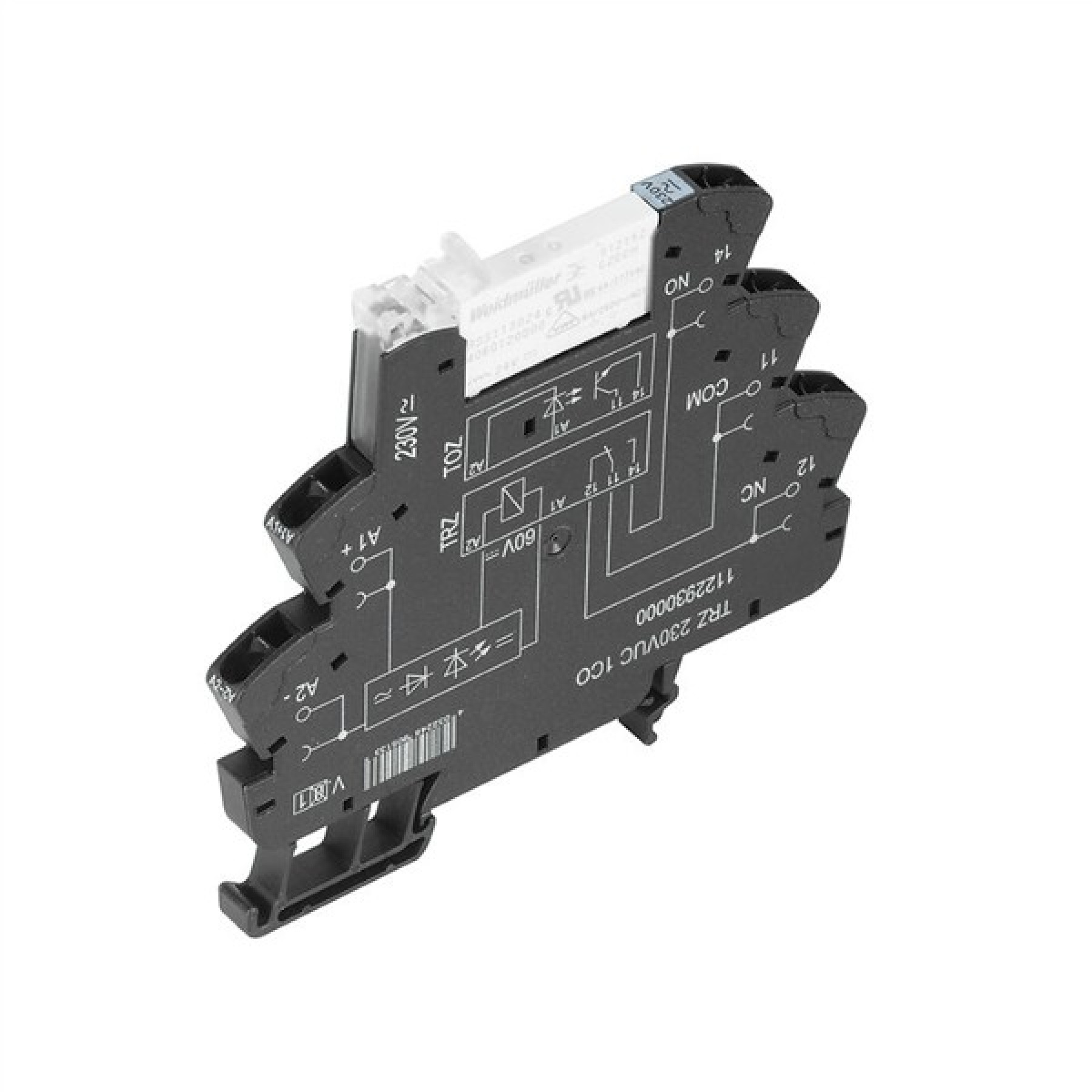 Weidmuller 1122770000 relay 1 Pole 6mm wide TRS 24VDC 1CO