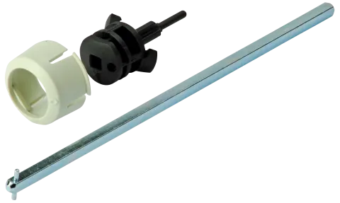 Socomec 14040532 Shaft for external handle S01 type 320mm 5x5