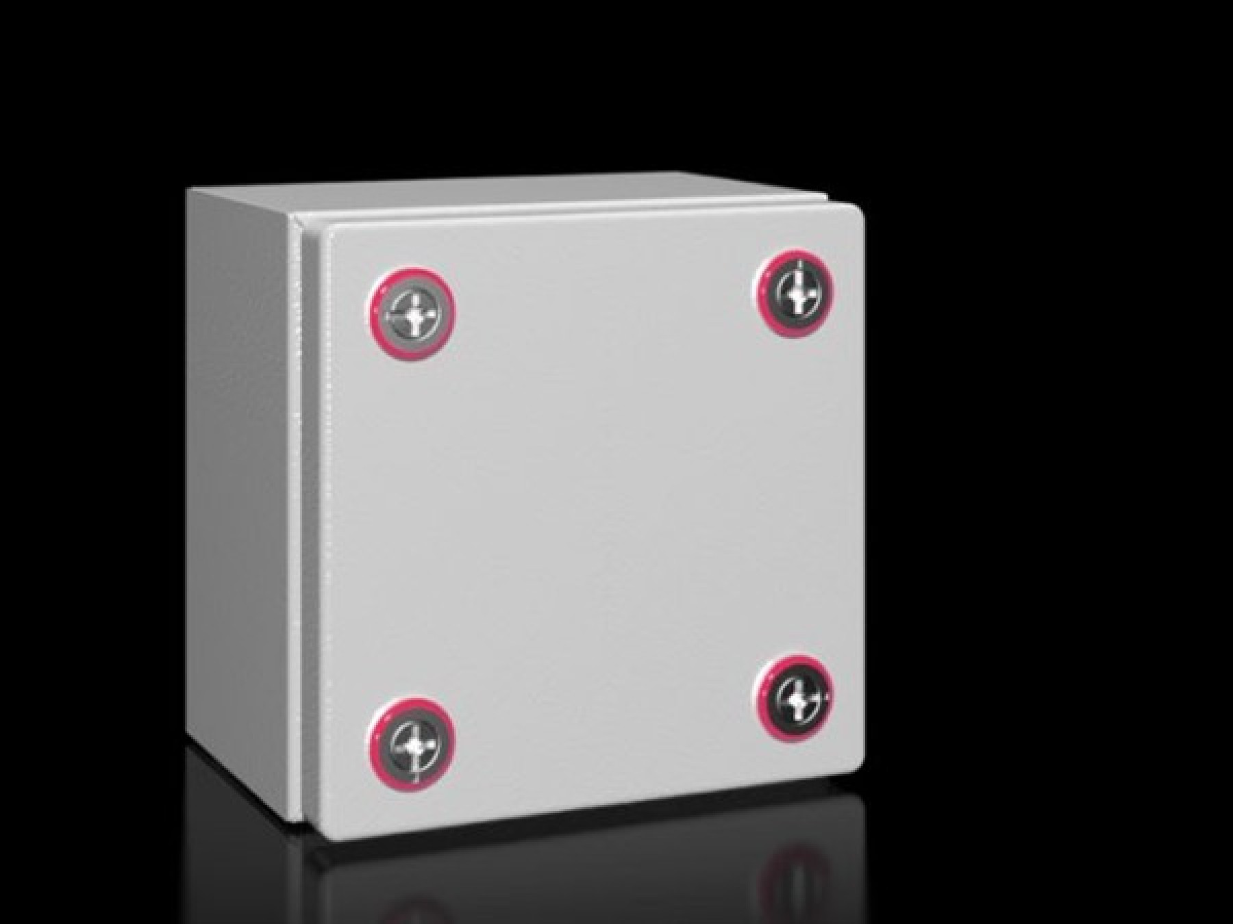 Rittal 1502000 Terminal box KX Mild Steel RAL7035 without gland plate 200x200x120 IP66