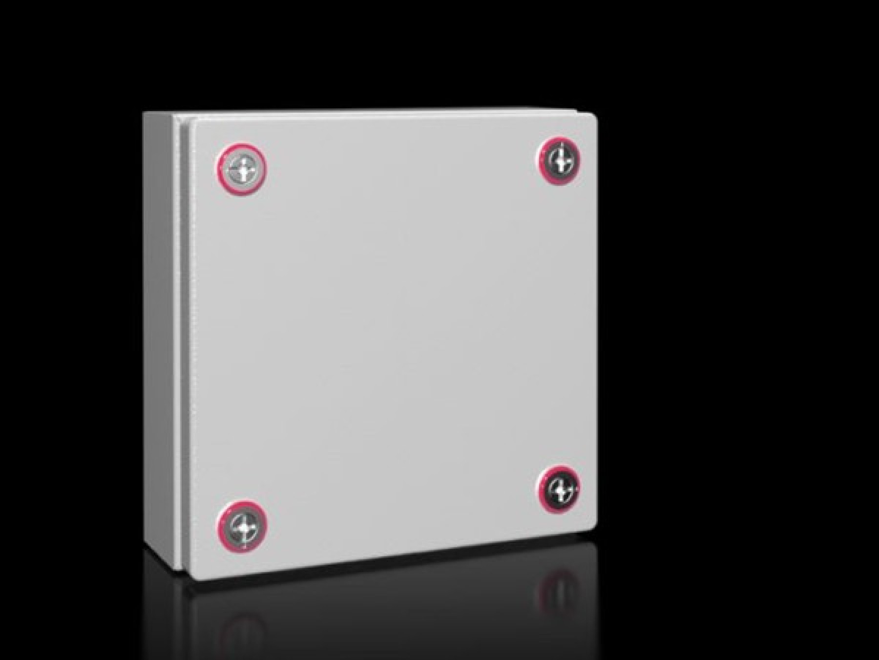 Rittal 1516000 Terminal box KX Mild Steel RAL7035 without gland plate 200x200x80 IP66