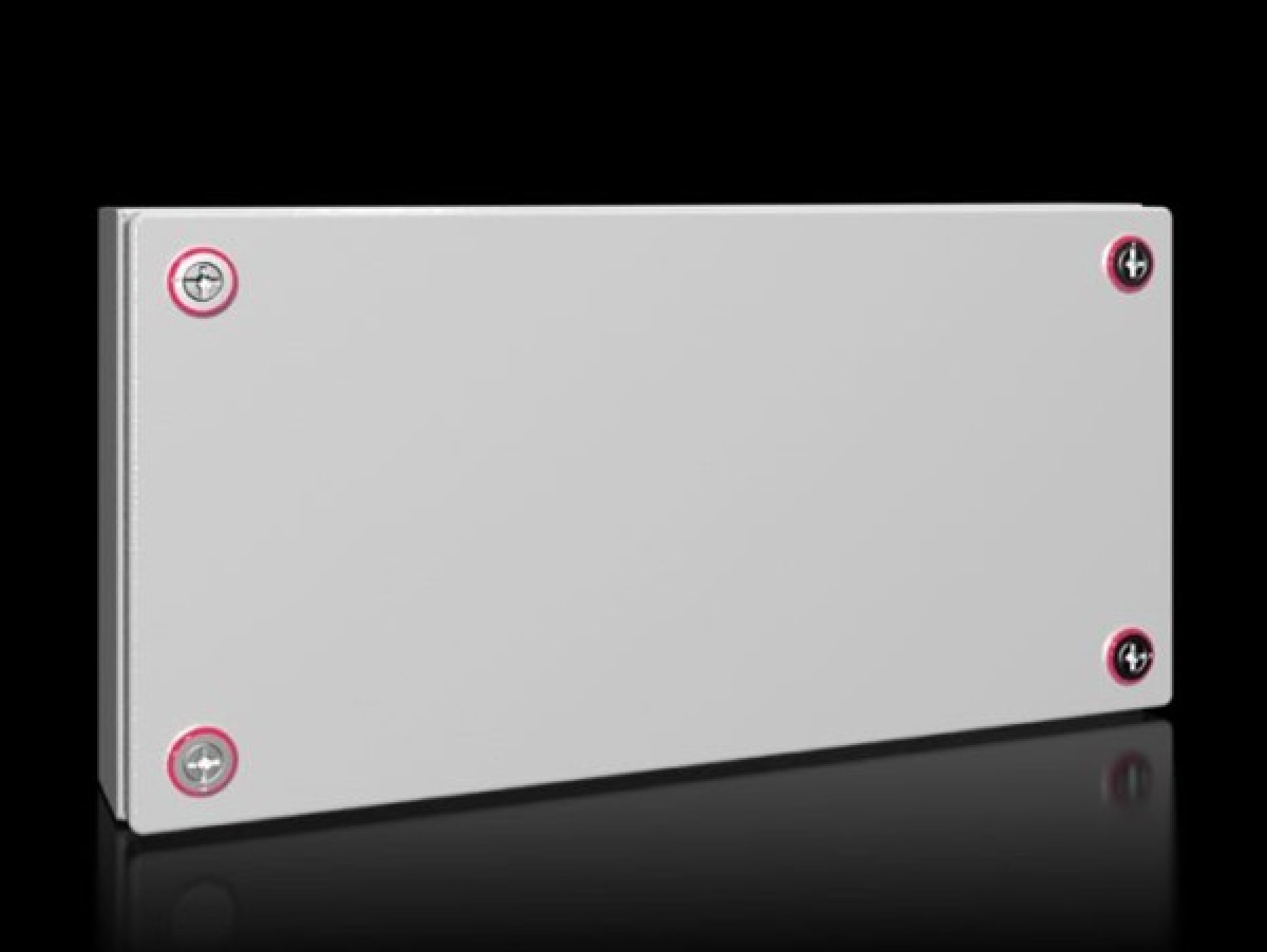Rittal 1518000 Terminal box KX Mild Steel RAL7035 without gland plate 400x200x80 IP66