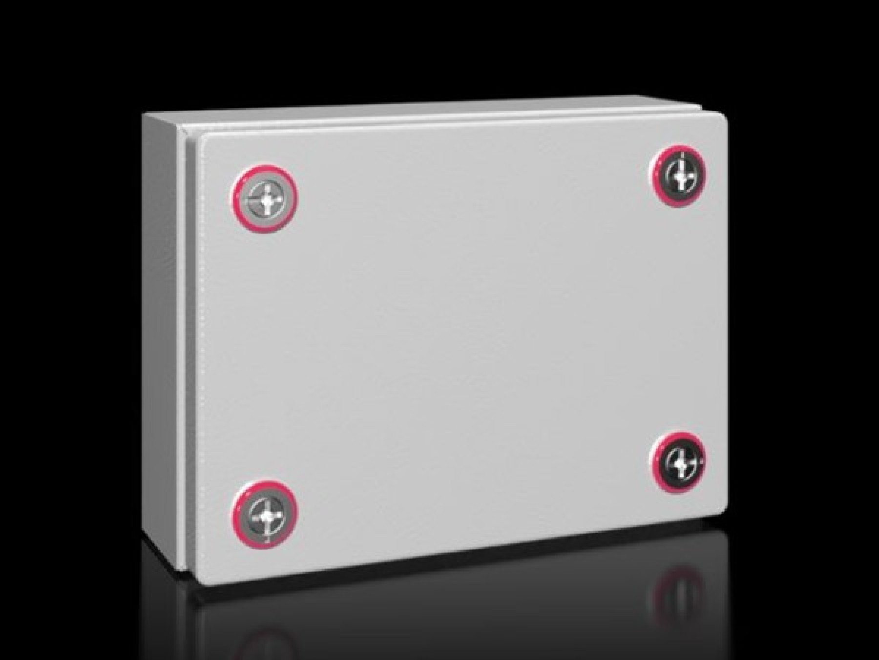 Rittal 1528000 Terminal box KX Mild Steel RAL7035 without gland plate 200x150x80 IP66