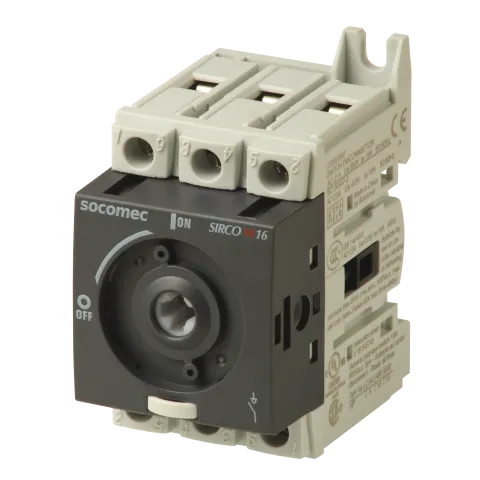 Socomec 22003000 Load break switch SIRCO M 3 Pole Isolator 16A 690 VAC Rotary switch
