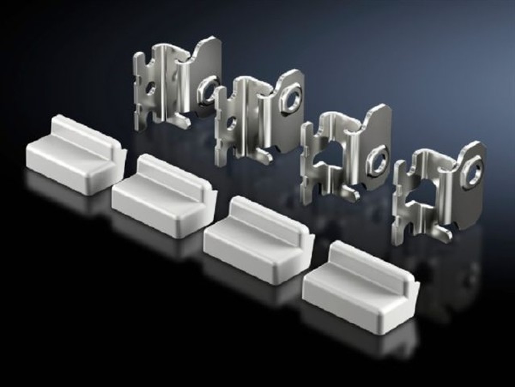 Rittal 2433510 Sz Wall Mounting Bracket For Ax And Kx Stainless Steel 1.4301 Wall Distance: 20 Mm