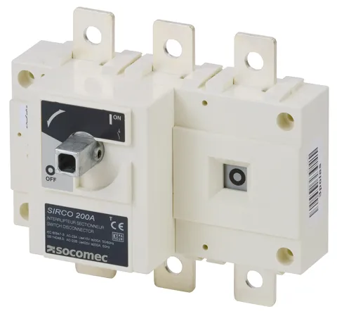 Socomec Manual Load break switch SIRCO 3P 160A 415 VAC Front Operation