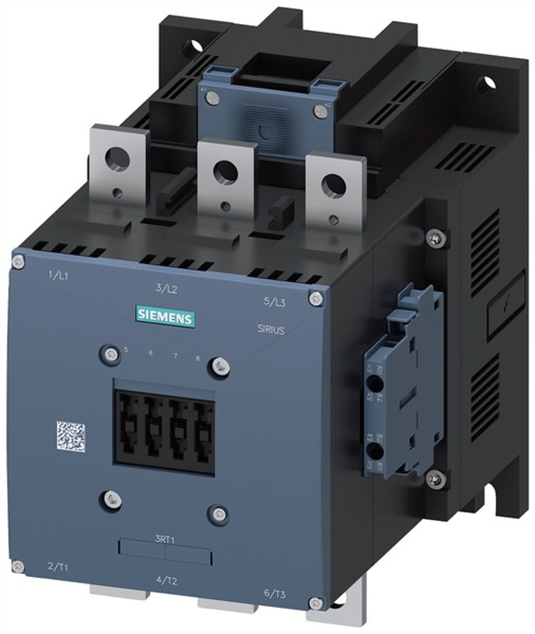 Siemens 3RT10756AF36 Contactor 400A 400AMP 250KW 3 POLE 400V 110VAC-127VAC/DC 2NO+2NC