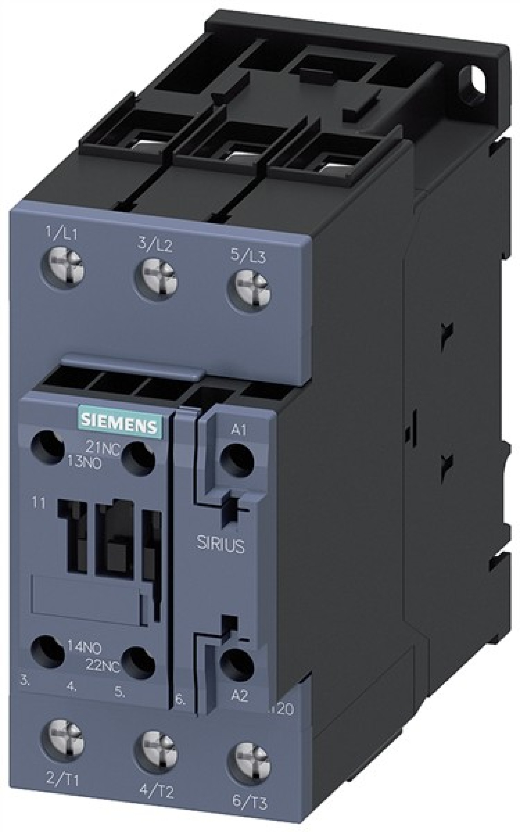 Siemens 3RT20371AF00 Contactor 65A 65AMP 30KW 3 POLE 400V 110VAC AC 50HZ 1NO+1NC