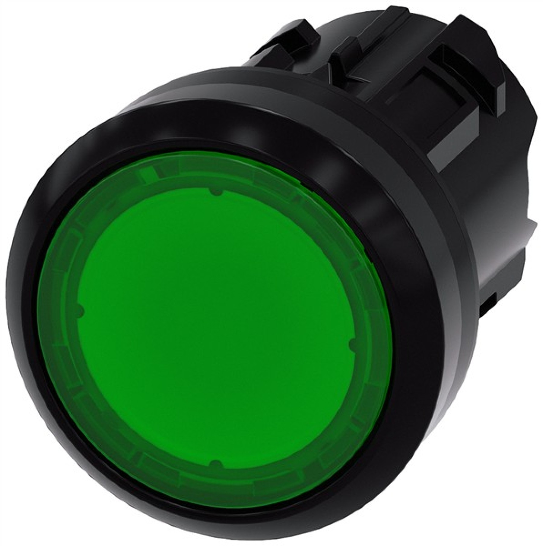 Siemens 3SU10010AB400A SIRIUS ACT Illuminated Plastic PushButton Green