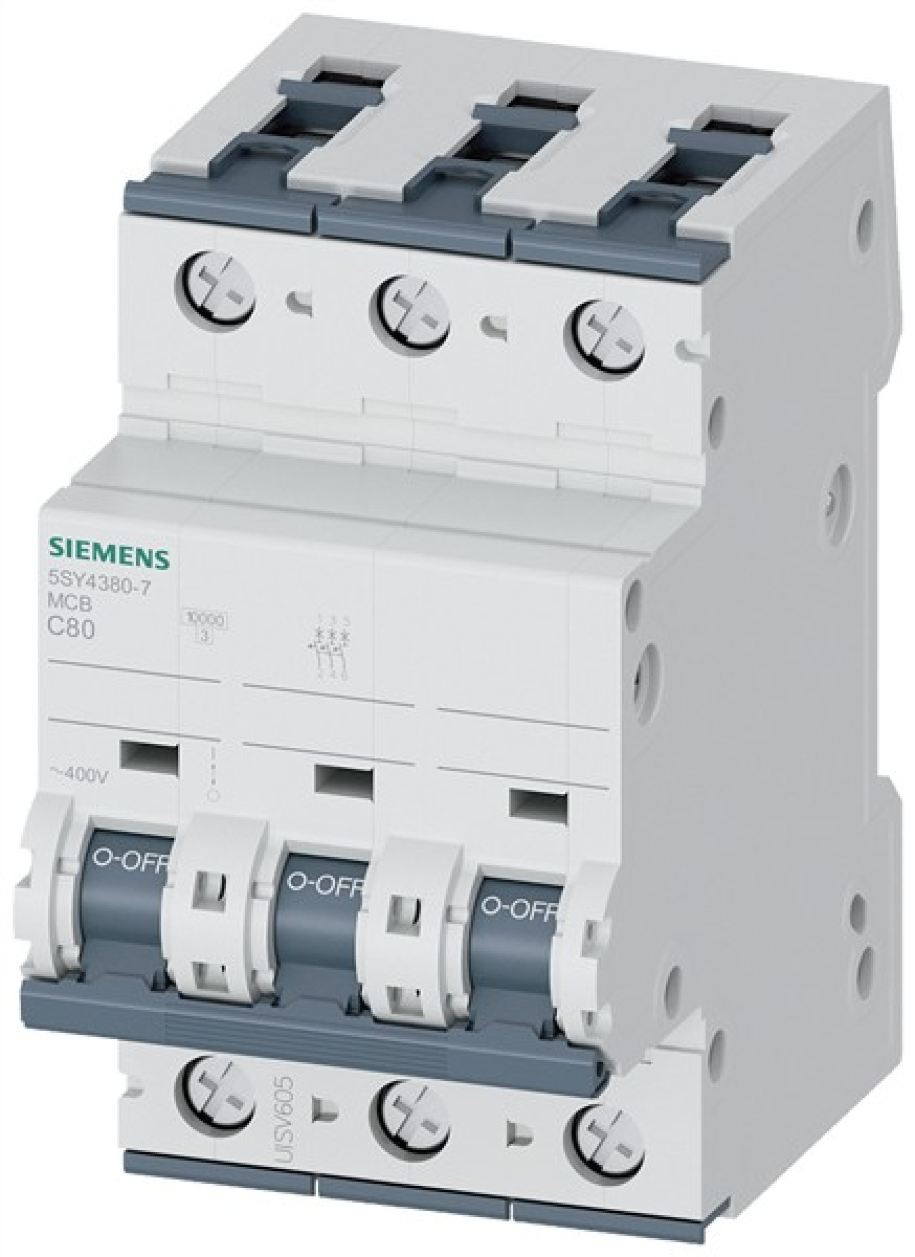 Siemens 3P 80A Type C MCB