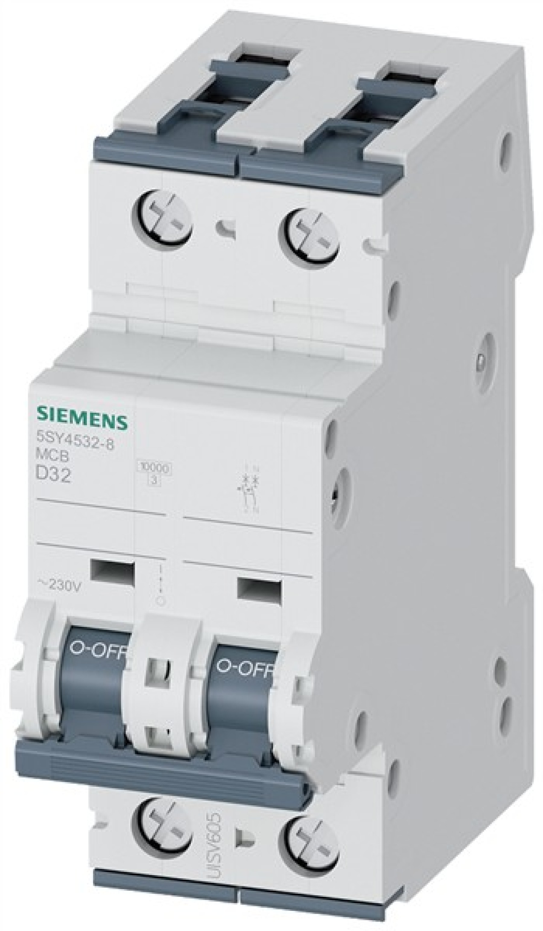 Siemens 1P+N 32A Type D MCB