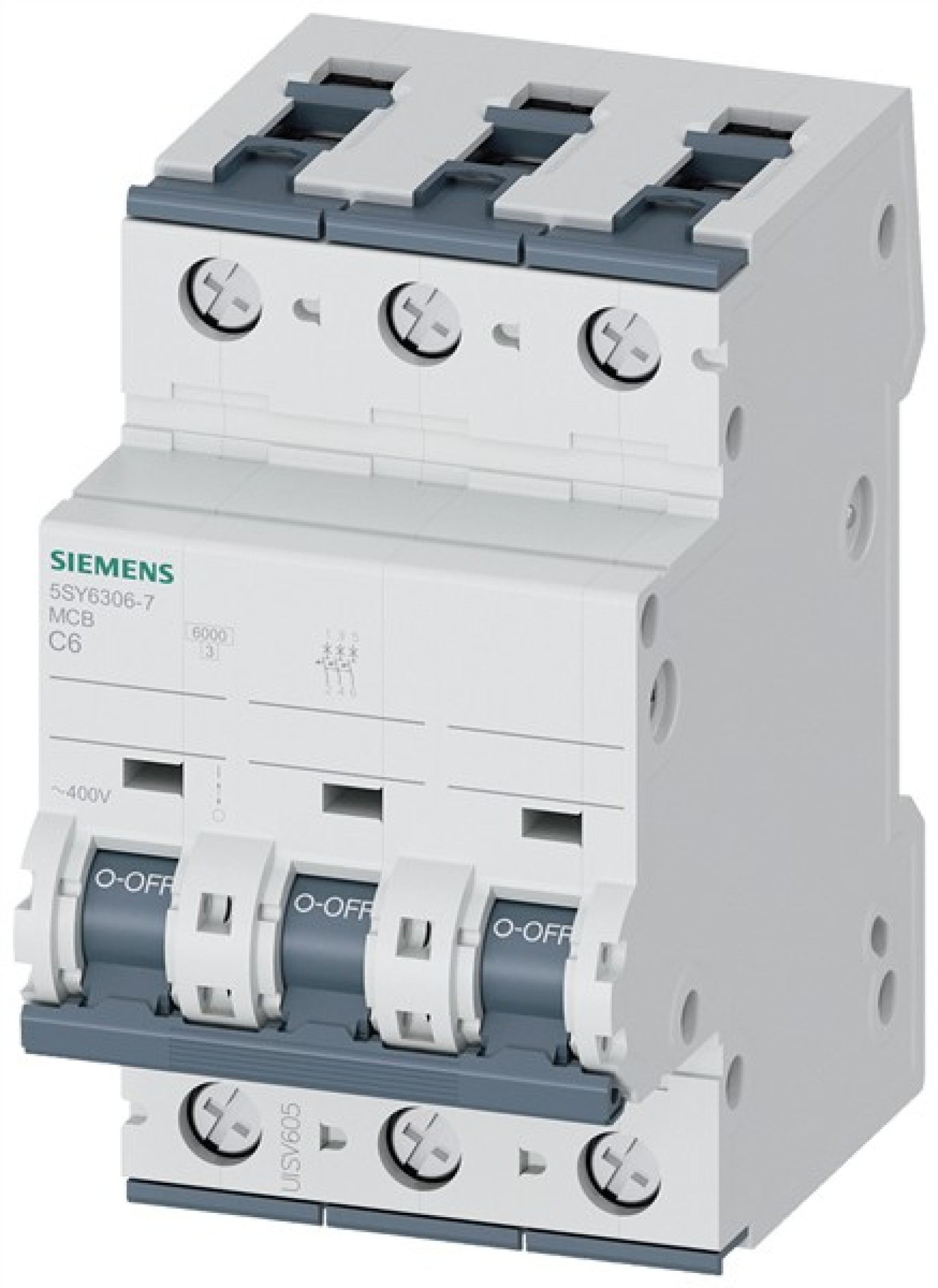 Siemens 3P 6A Type C MCB