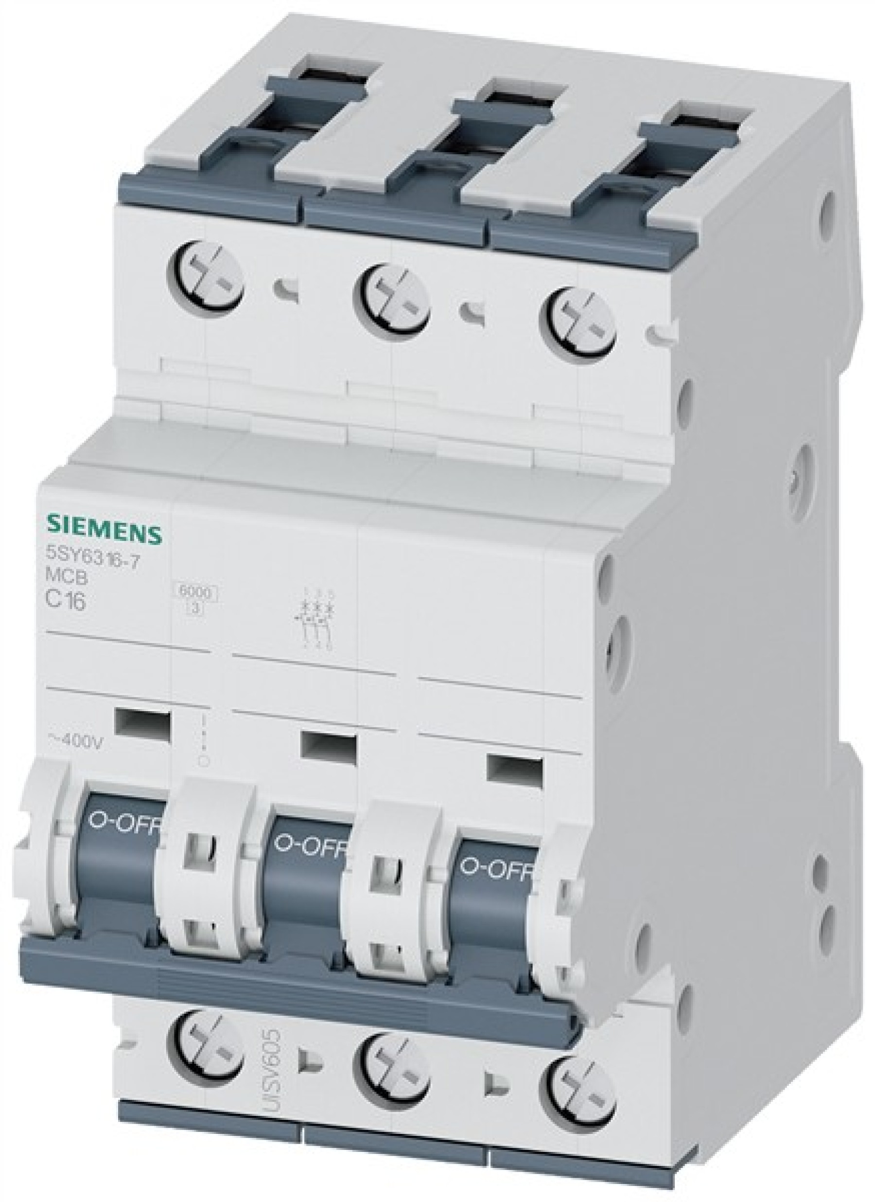 Siemens 3P 16A Type C MCB