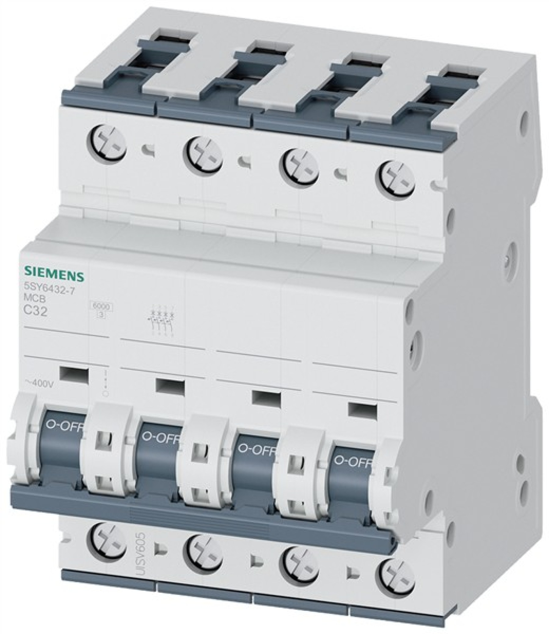 Siemens 4P 32A Type C MCB