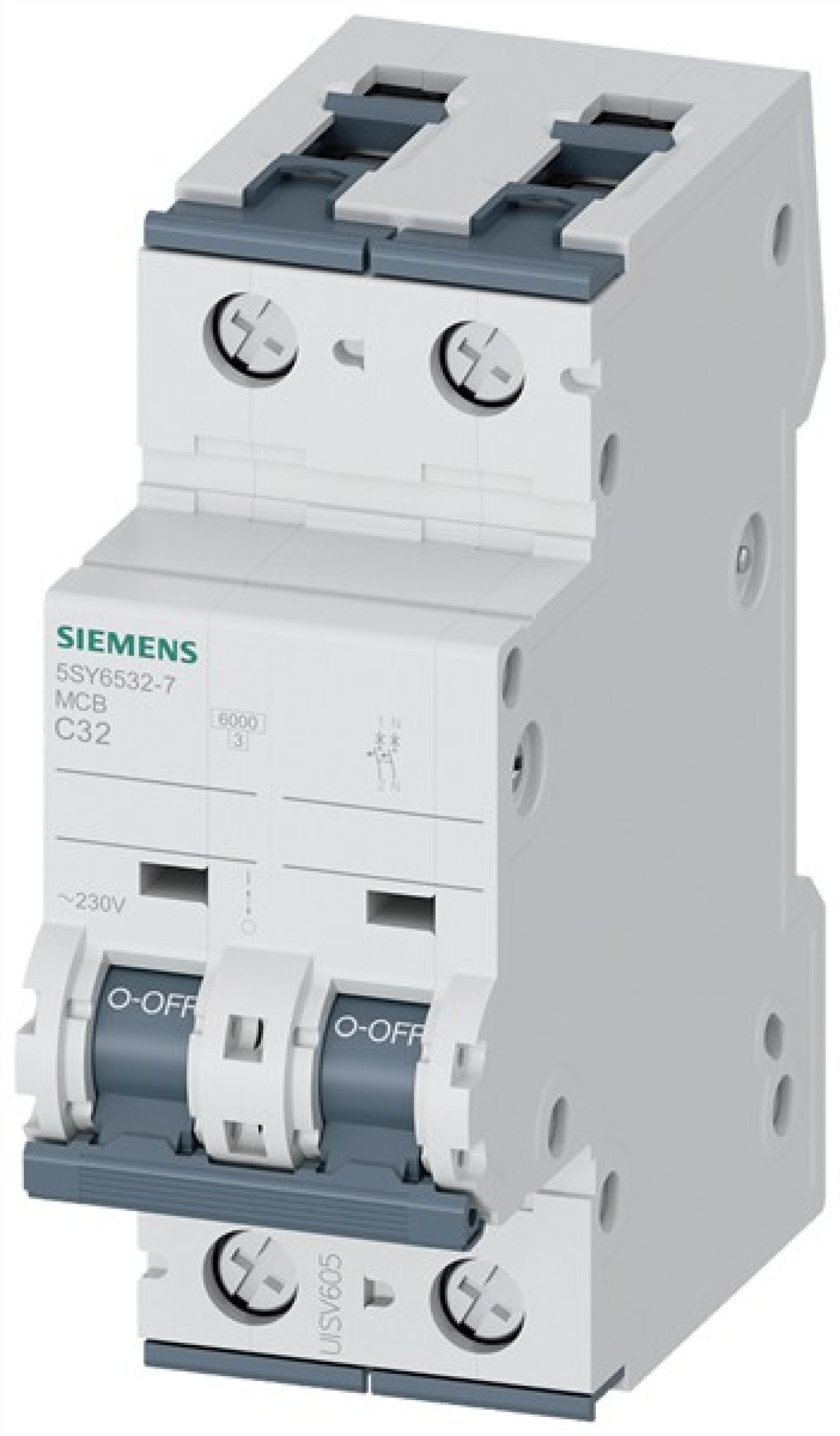 Siemens 1P+N 32A Type C MCB