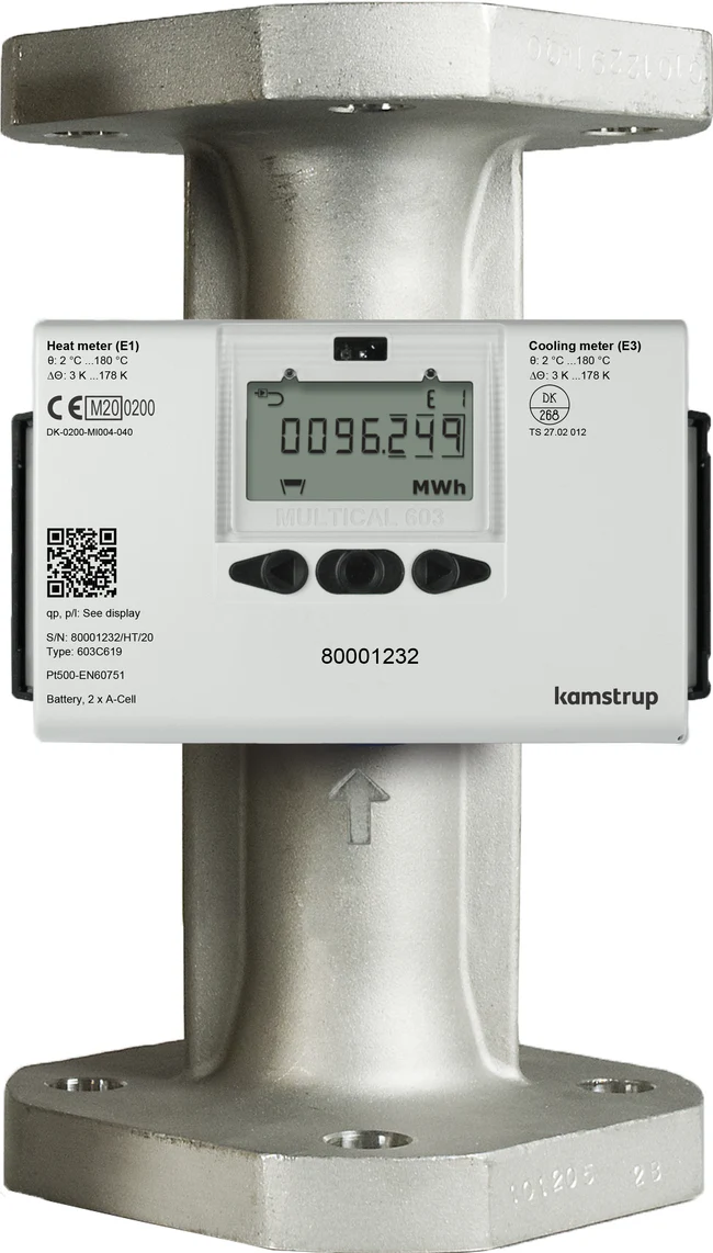 Kamstrup 65-4-CKCE-XXX UltraFlow 44 With Multical 603 Cooling Meter 50 mm Qp15 No Comms