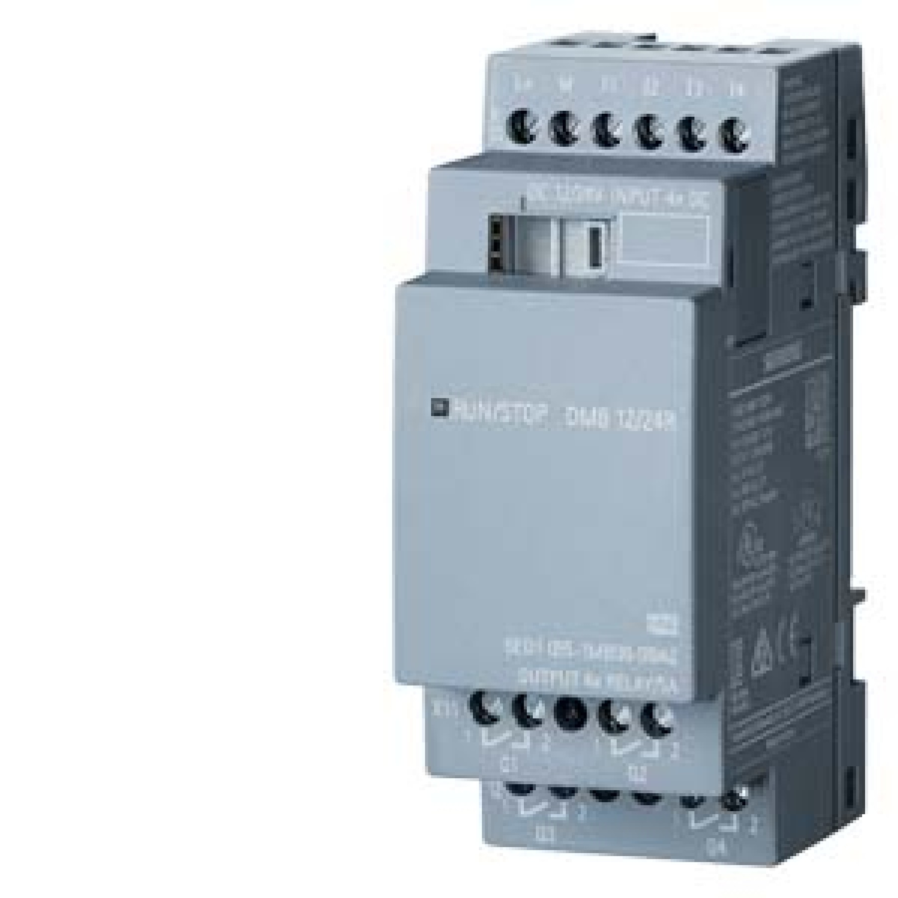 Siemens 6ED10551MB000BA2 LOGO DM8 12/24R ExpansI/On Module 2 MW 4DI/DO