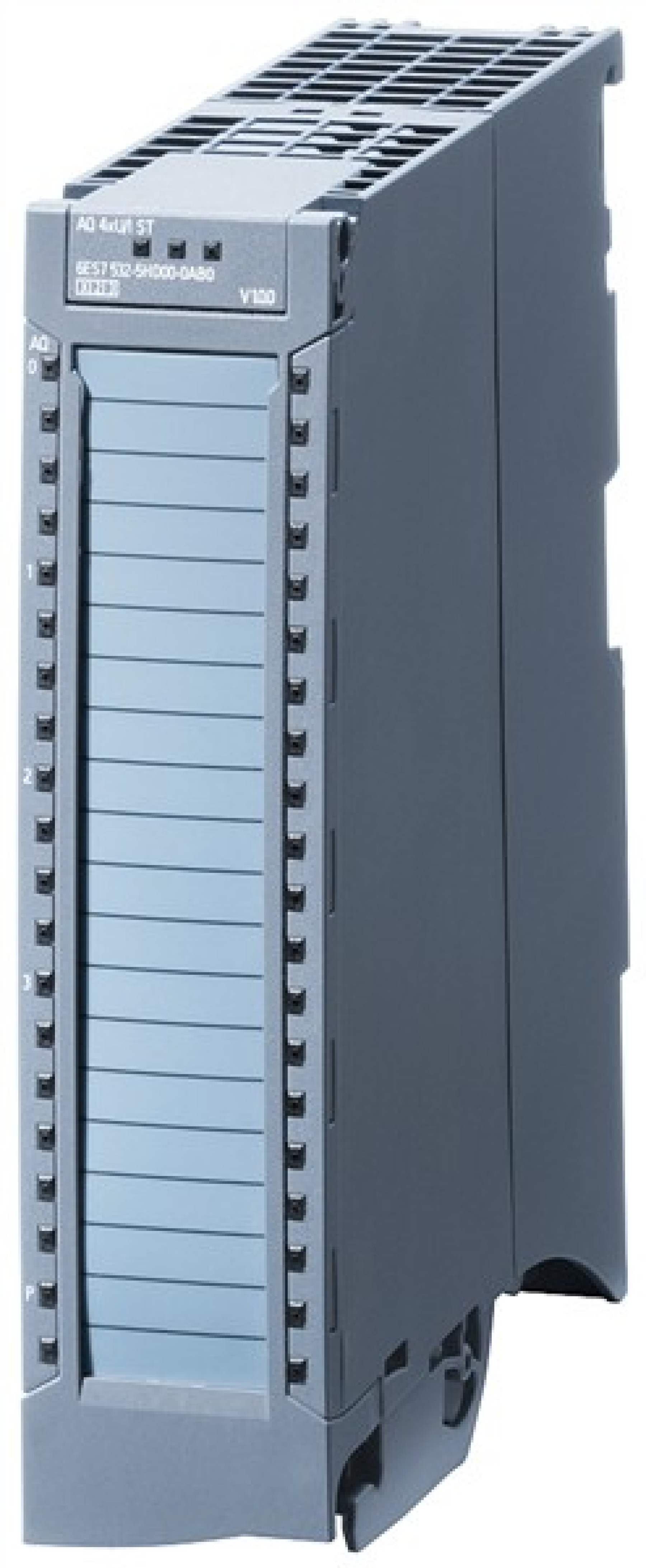 Siemens 6ES75325HD000AB0 SIMATIC S7-1500 AQ 4xU/I ST 35 mm Incl. power supply element shield bracket ...
