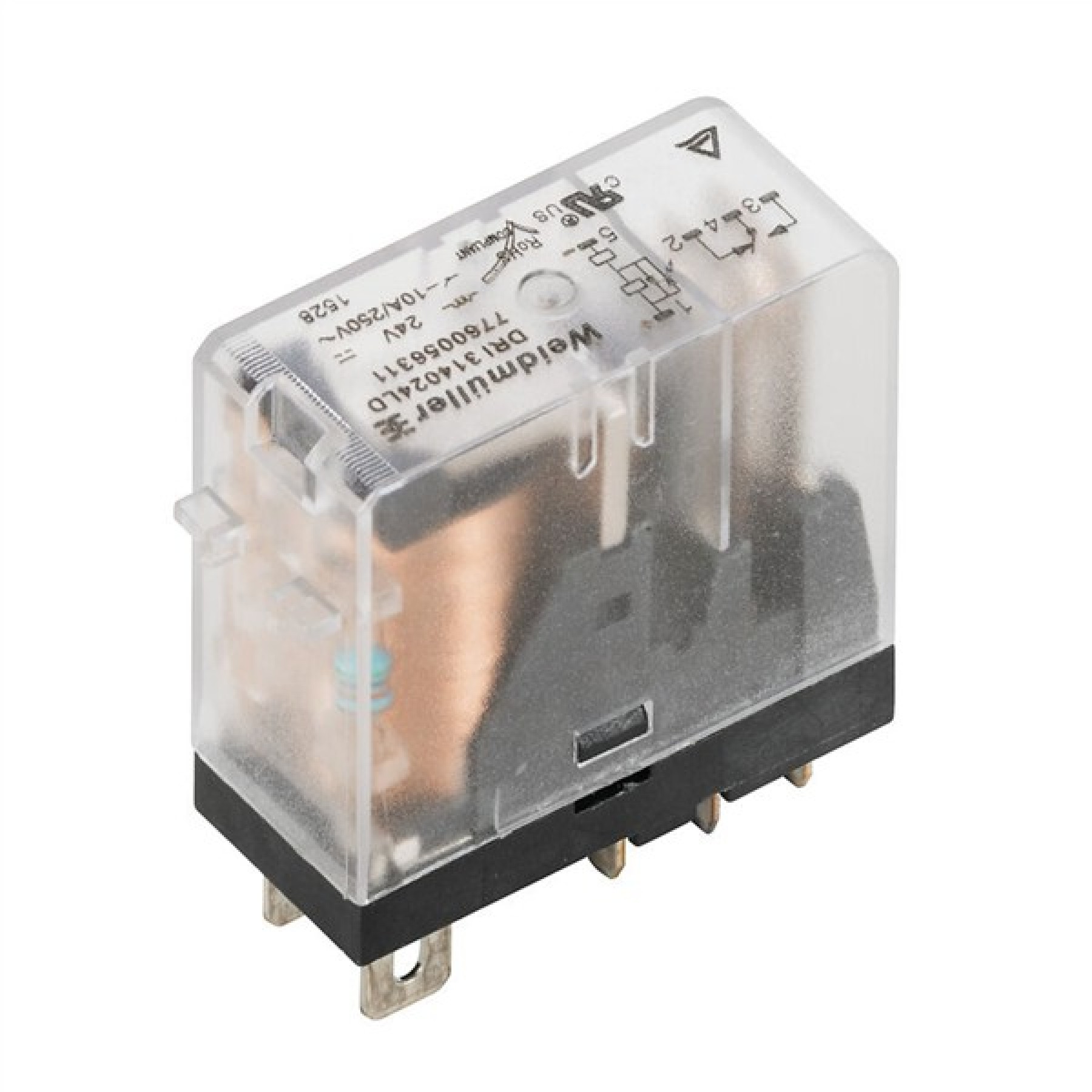 Weidmuller 7760056311 1 Pole Relay 5 Pin 24VDC DRI314042LD