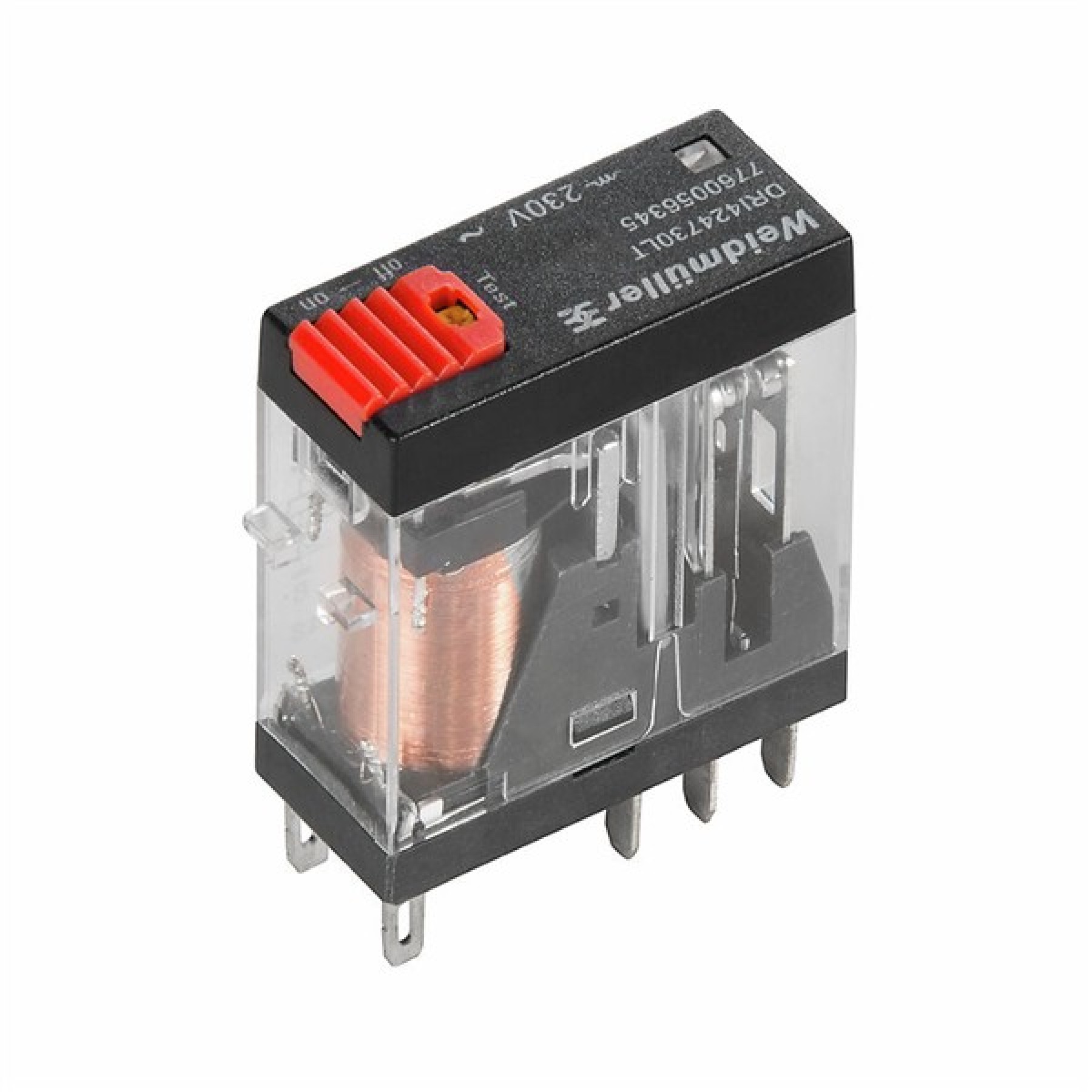 Weidmuller 7760056343 2 Pole Relay 8 Pin 24VAC DRI424524LT