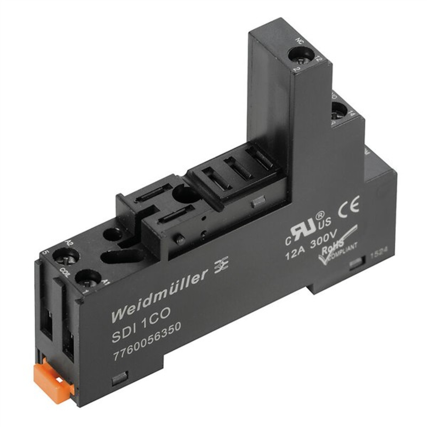 Weidmuller 7760056350 Relay base 1 Pole for DRI3 5 Pin 3 Tier