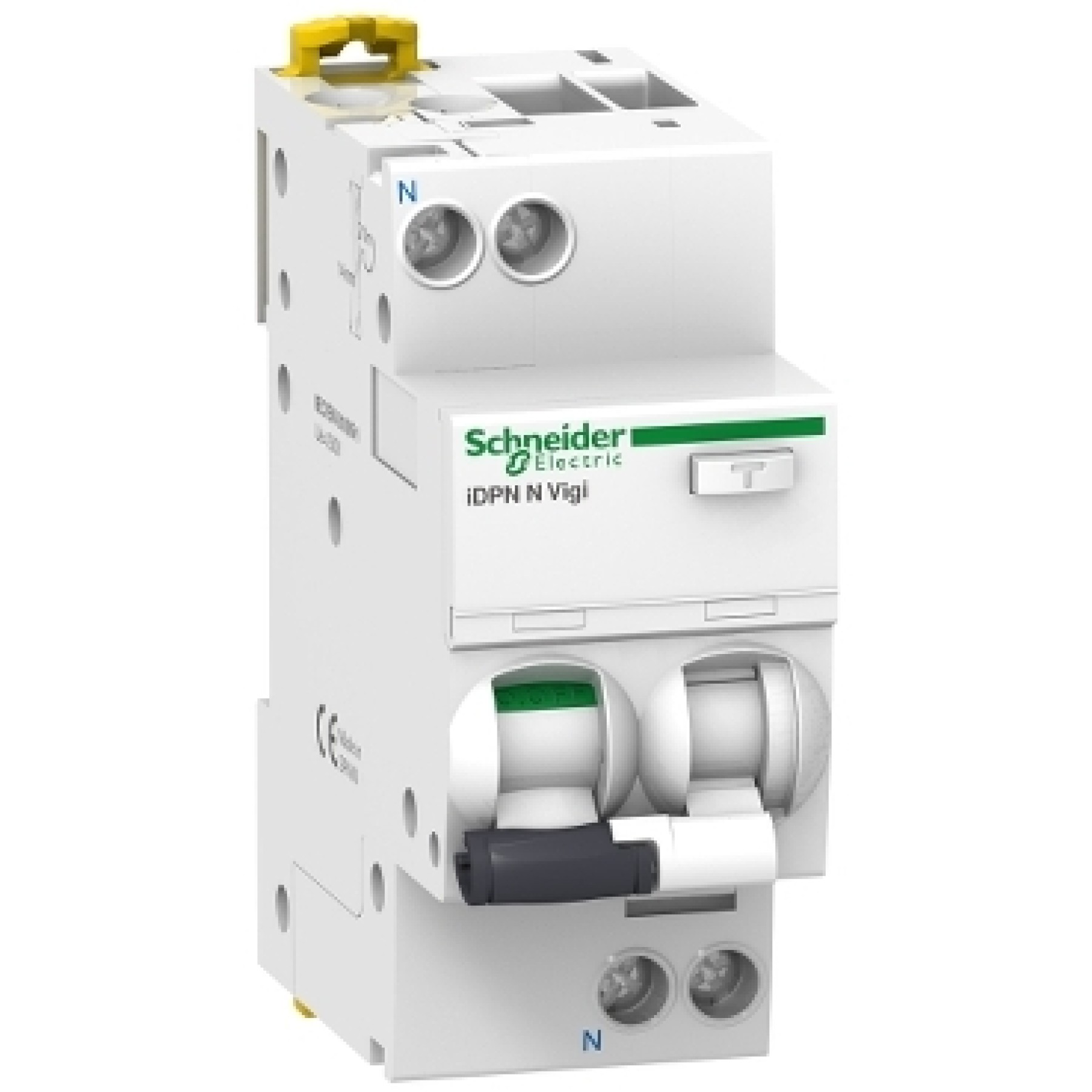 Schneider A9D01610 Acti9 iDPN N Vigi - RCBO - 1P+N - 10A - 110 V - C Curve - 6000A - 30mA - type A