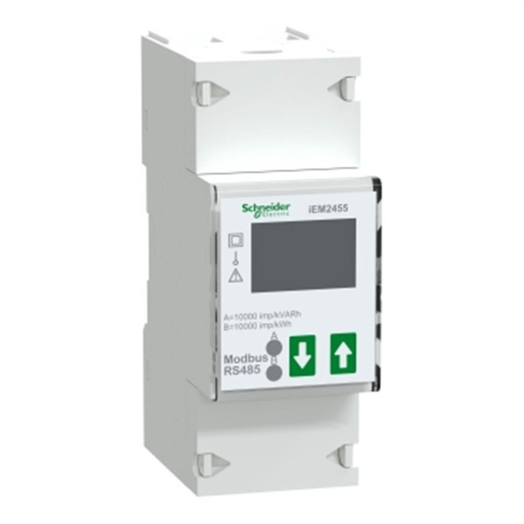 Schneider A9MEM2455 modular single phase power meter iEM2455 - 230V - 100 A with communication Modbus