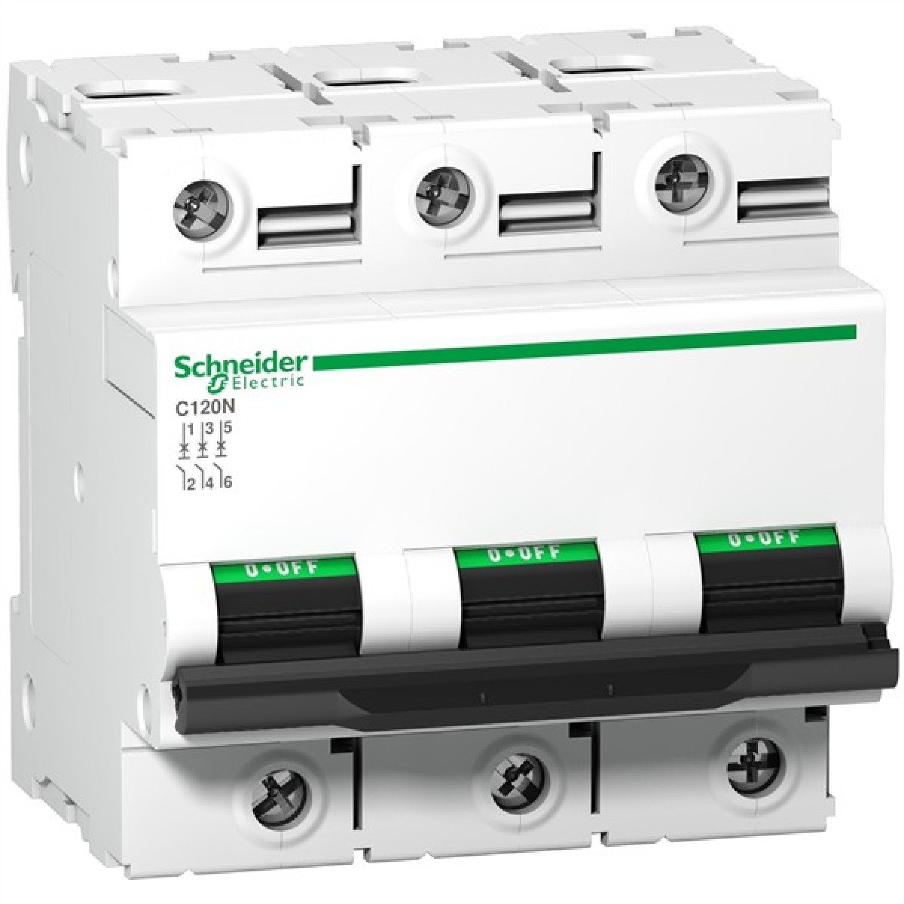Schneider Ic120n 3P 125a C Curve MCB