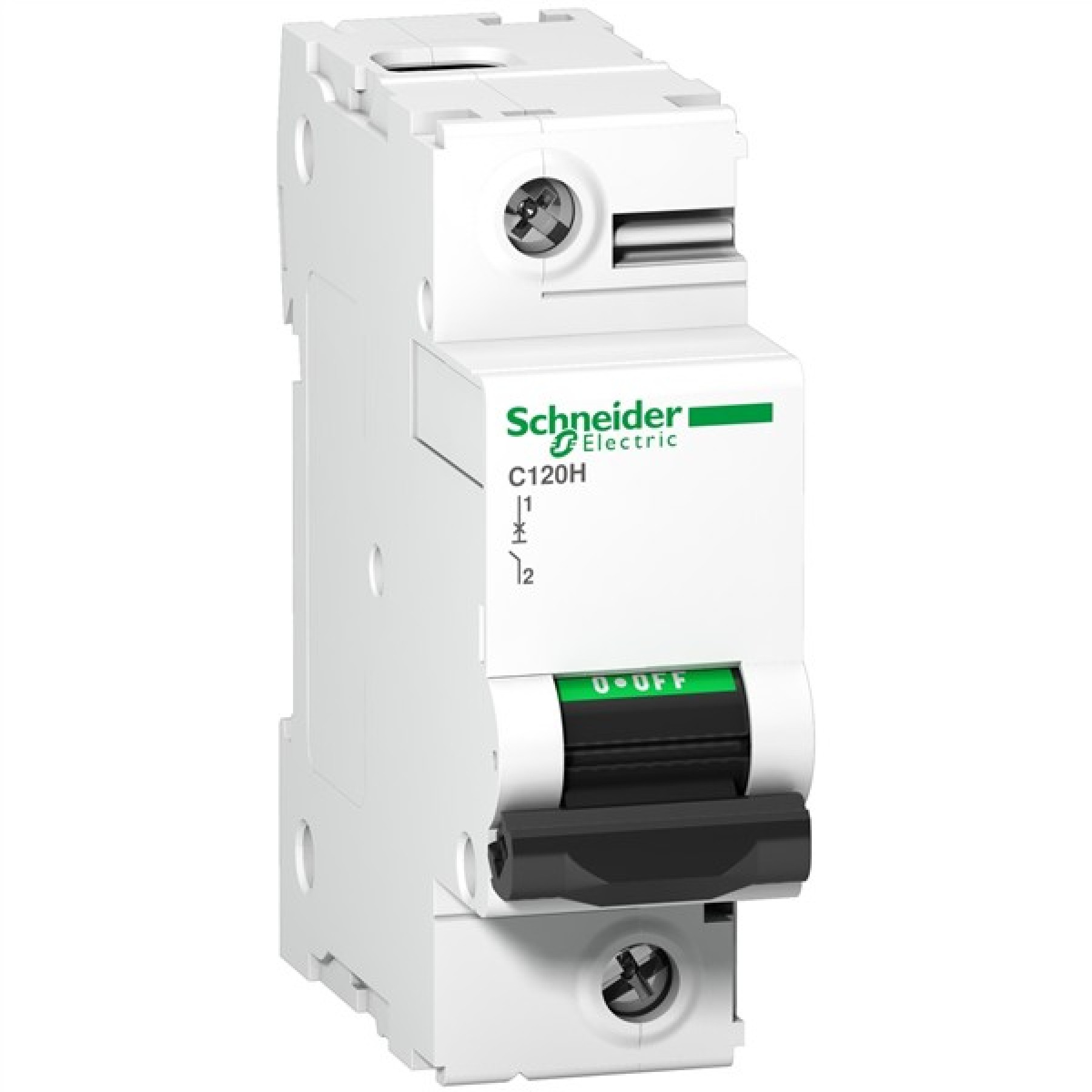 Schneider Miniature circuit-breaker Acti9 C120H 1P 63 A D curve 15000 A (IEC 60898-1) 15 kA (IEC 60947-2)