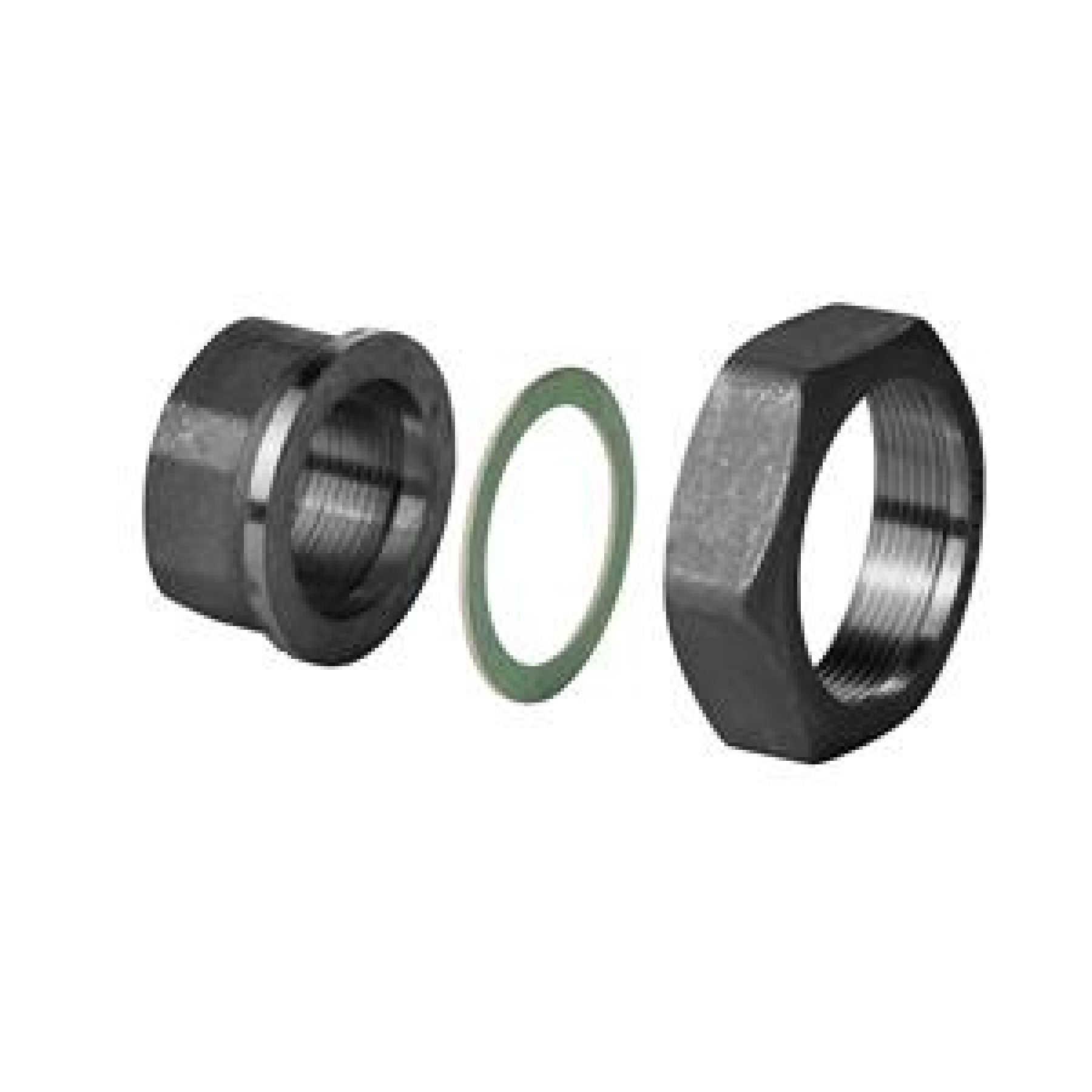 Siemens ALG152 G 1" / Rp 1/2" Set Of 2 Malleable Cast Iron Screwed Fittings With Female Threaded.