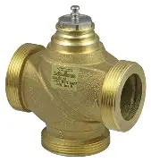 Sauter BUN050F200 Globe Valve 50mm 3 Port PN16 KVS 40