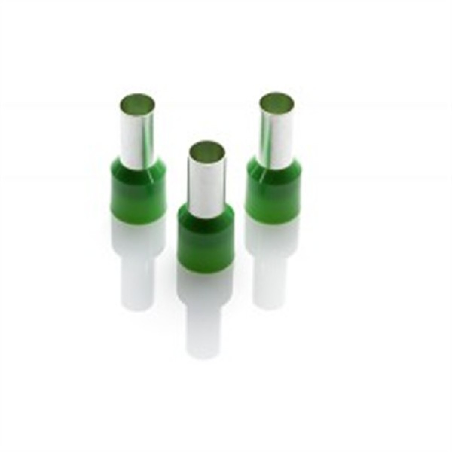 Partex CEF1612G Green Single Insulated Boot Lace Cord End Ferrule 16mm