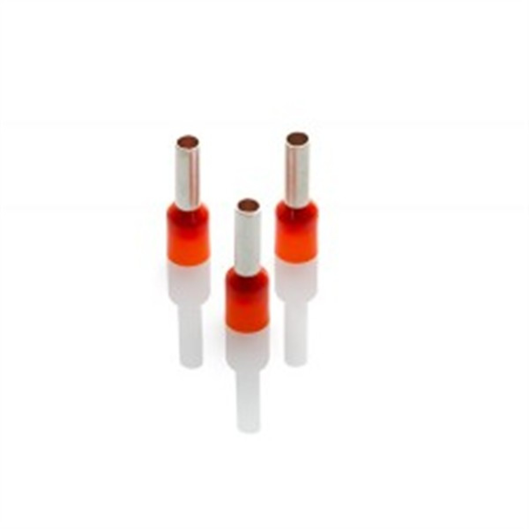 Partex CEF418F Orange Single Insulated Boot Lace Cord End Ferrule 4mm