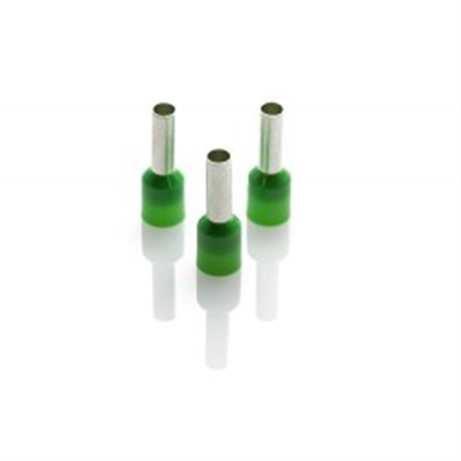 Partex CEF612F Green Single Insulated Boot Lace Cord End Ferrule 6mm