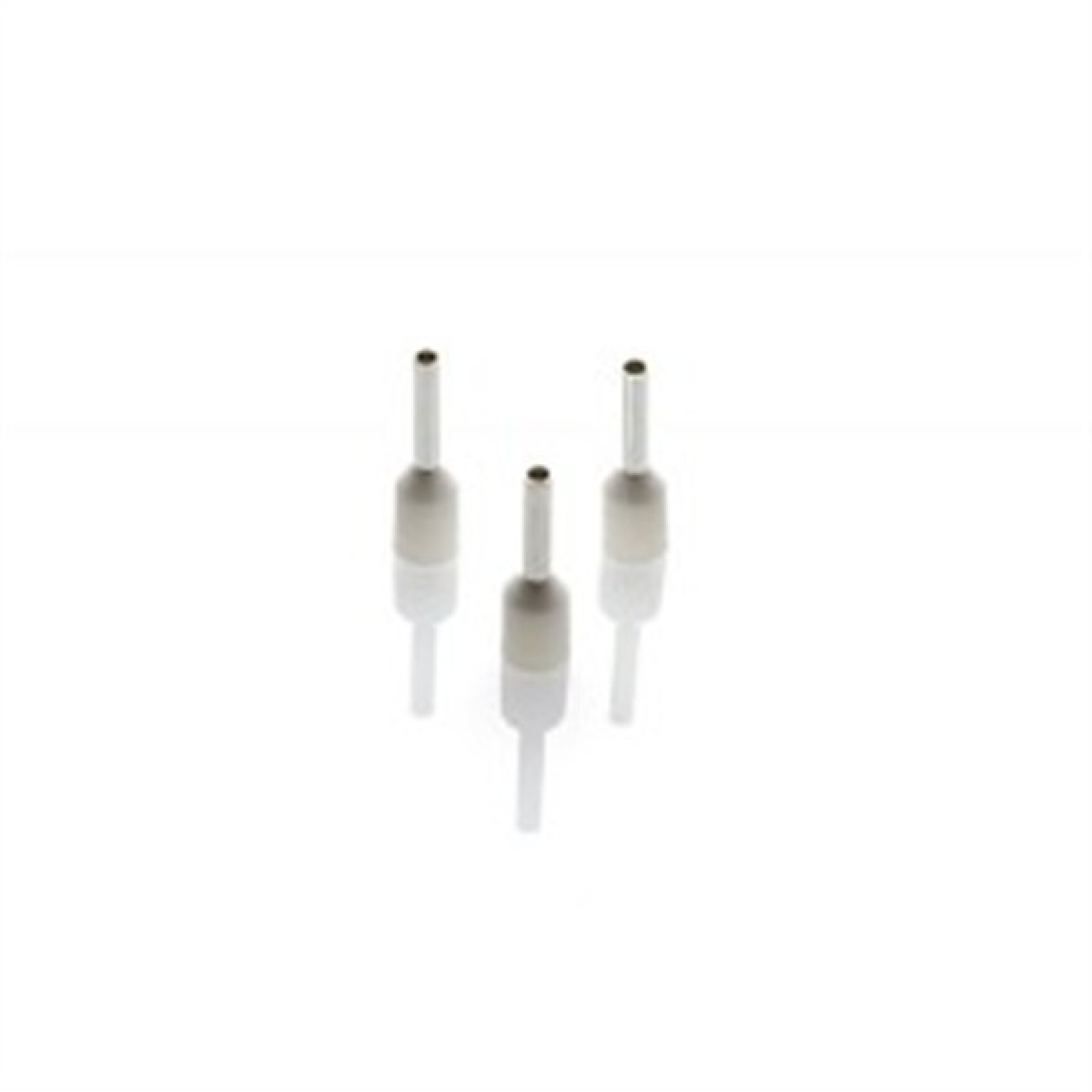Partex CEF7512G White Single Insulated Boot Lace Cord End Ferrule 0.75mm Long Barrel
