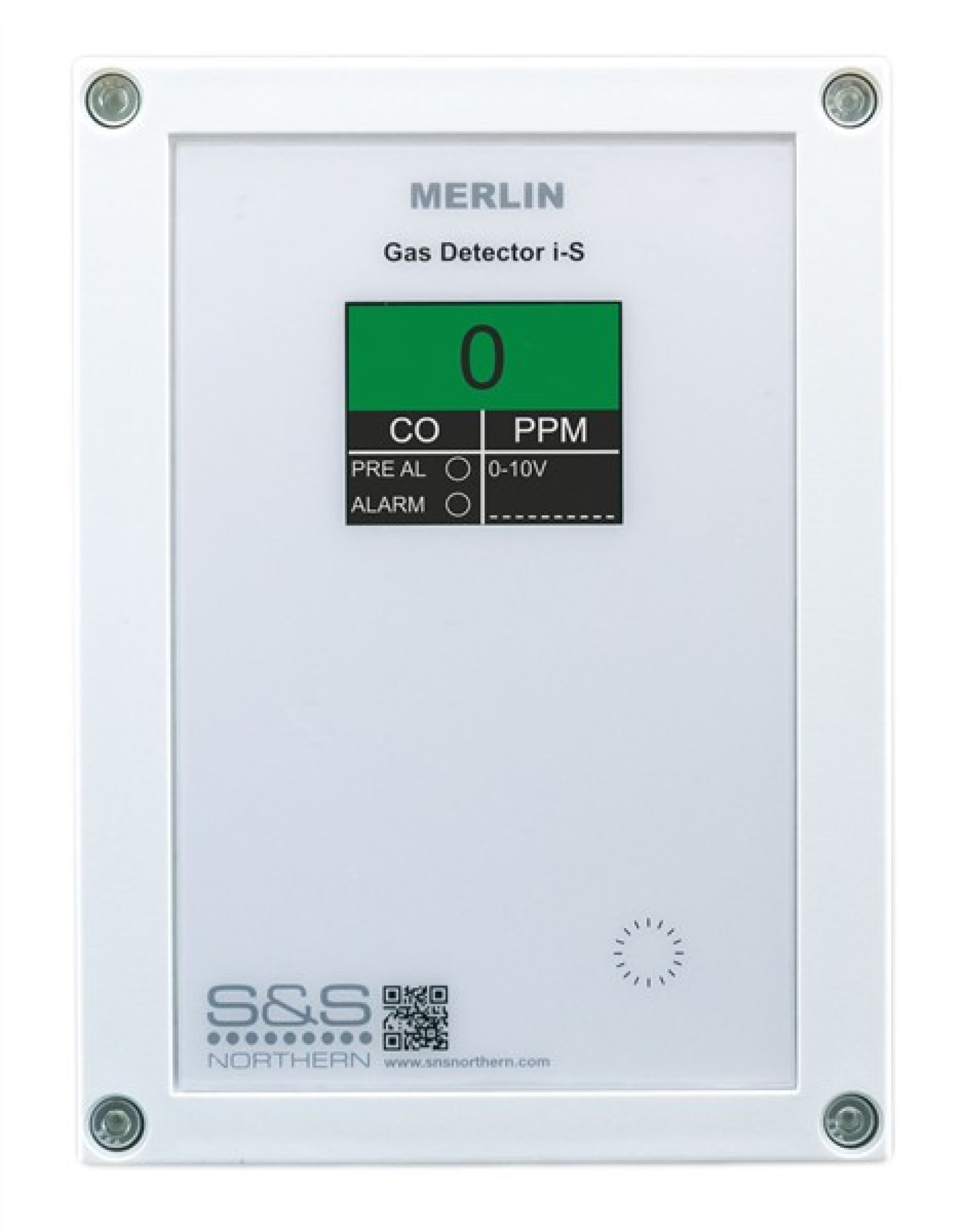 S&S CO2-IS 24V AC/DC Carbon Dioxide Detector with 0-10V Output Dual VFC Switch & TFT Display