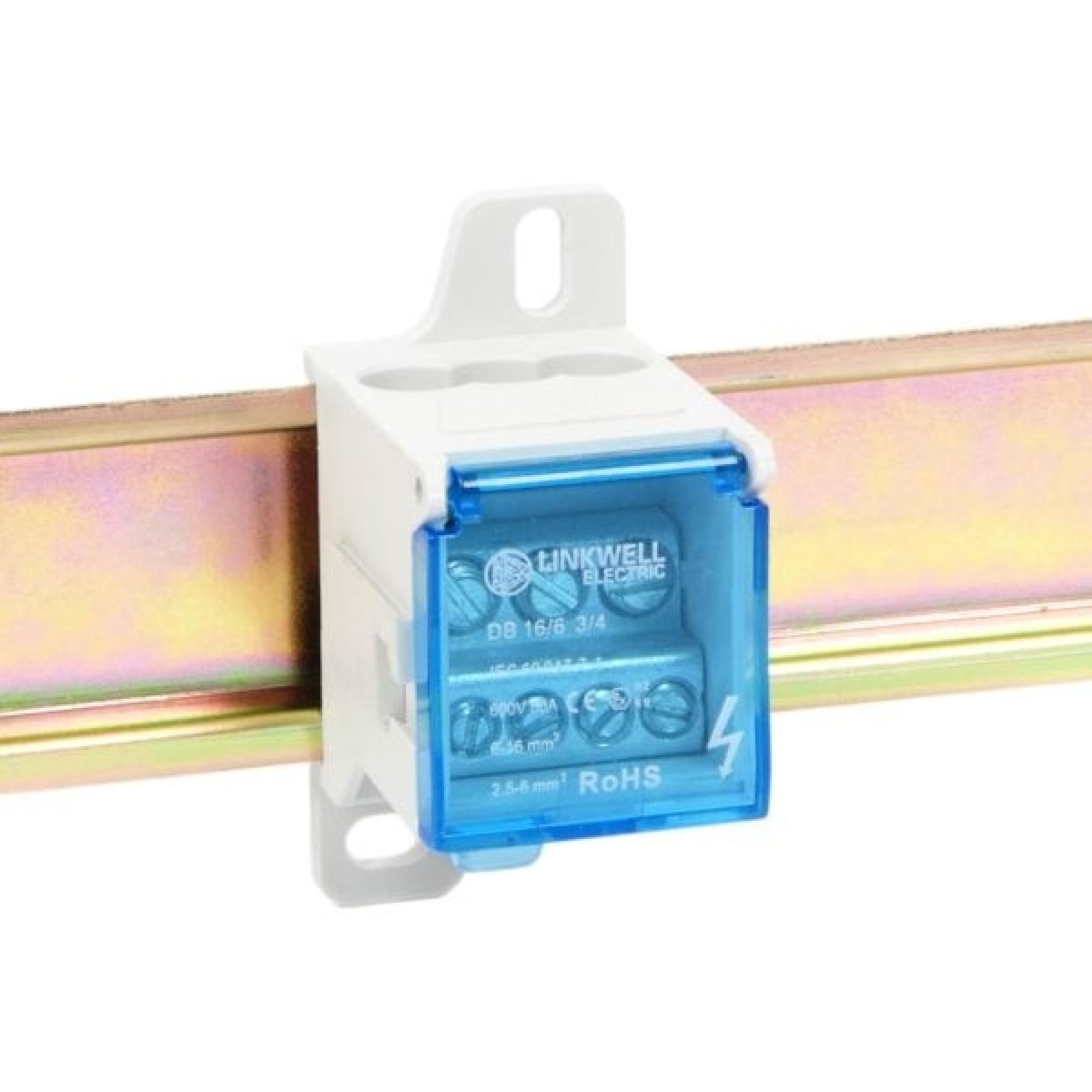 ETE DB-125A Single Pole Distribution Block 125A DB Series 690V for Copper Cable