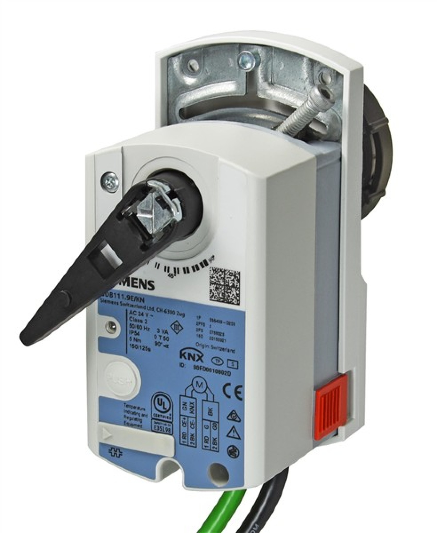 Siemens GDB111.9E/KN 5Nm KNX Rotary Valve Actuator for Ball Valves up to DN25 Non Spring Return 150S 24V