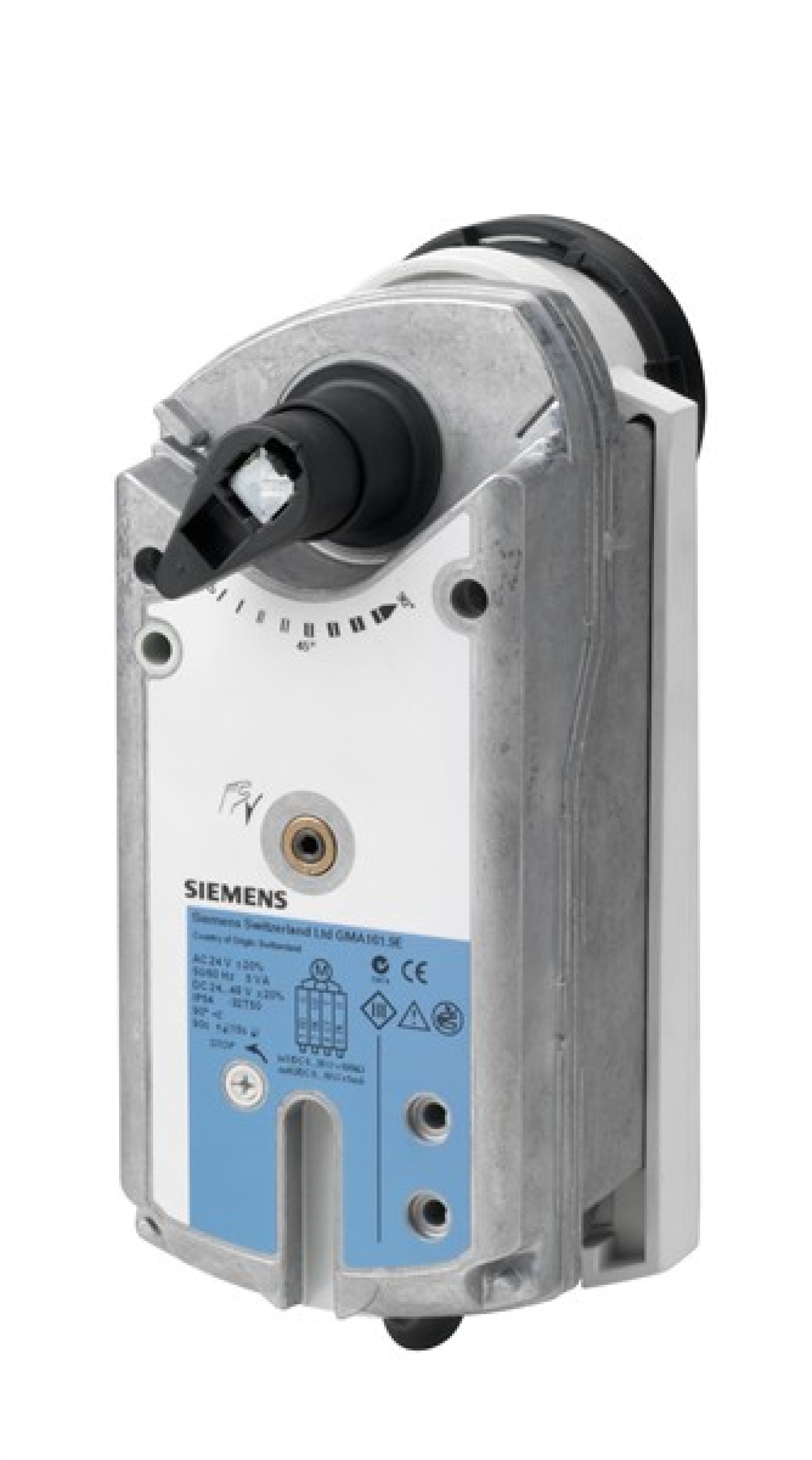 Siemens GMA131.9E 7 Nm Spring Return Rotary Valve Actuator for VAI VBI61 Ball Valves 3 Position Control 90 15 s 24 VACDC