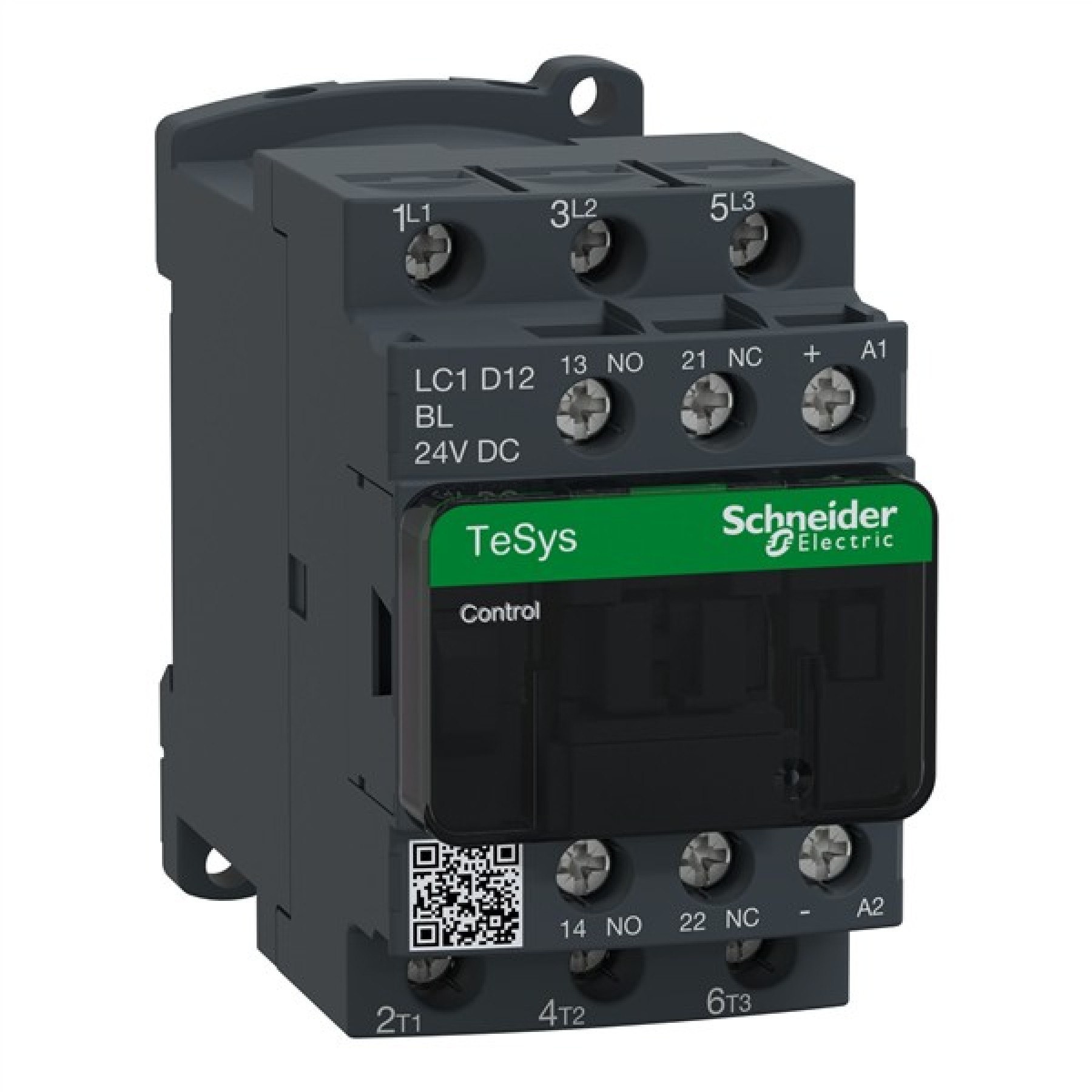 Schneider LC1D12BL Contactor 12A 12AMP 5.5KW 3P 3NO 24VACDC