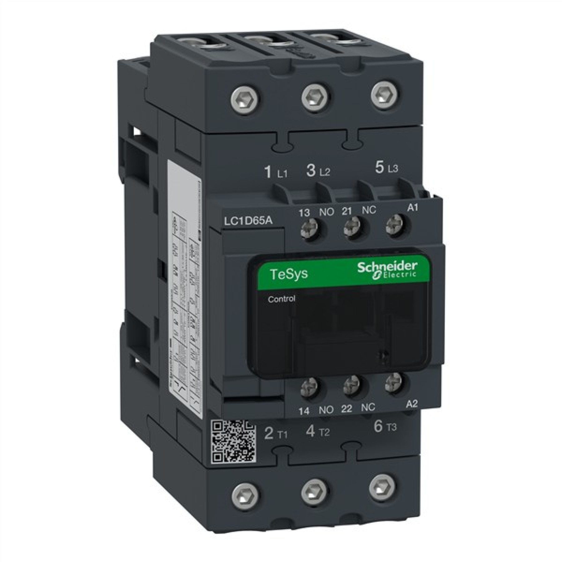 Schneider LC1D65APBNE Contactor 65A 65AMP 30KW 3P 3NO 24VACDC