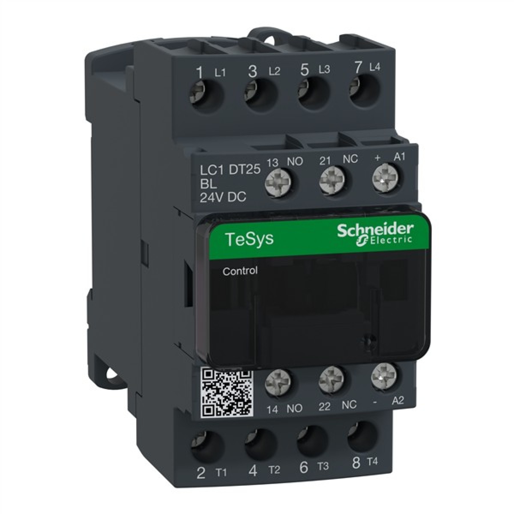 Schneider LC1DT25BL Contactor 25A 25AMP 4P 2.4W 24VACDC