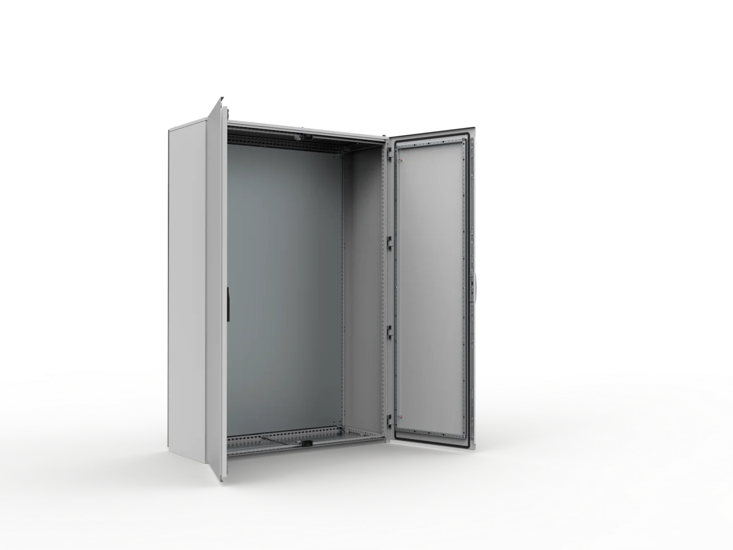 Eldon MKD14104R5 Mild Steel Double Door Compact Floor Enclosure RAL7035 RAL7035 1400x1000x400 IP55