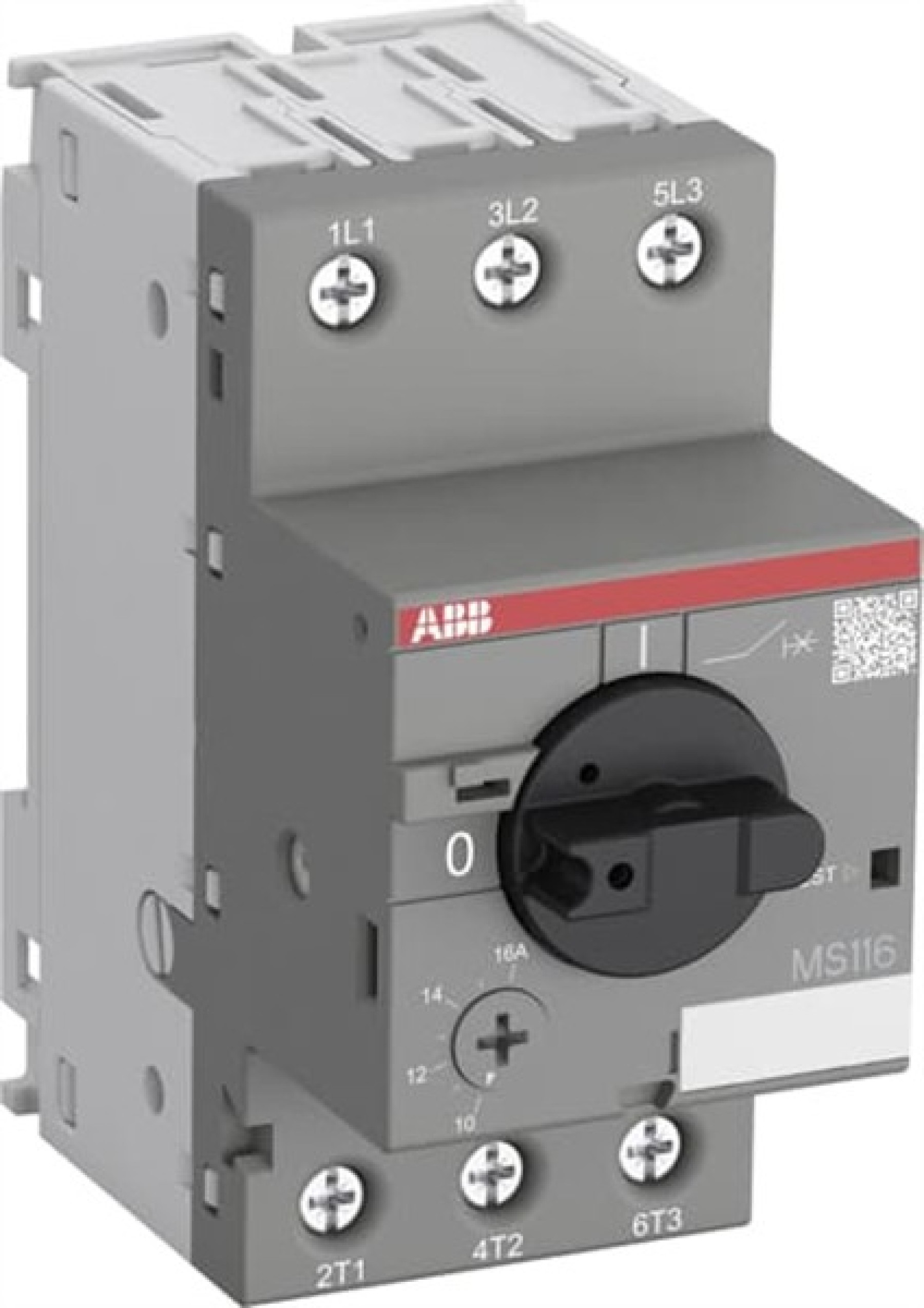ABB MS116-2.5 Manual Motor Starter / Motor Circuit Breaker (1.6-2.5A)