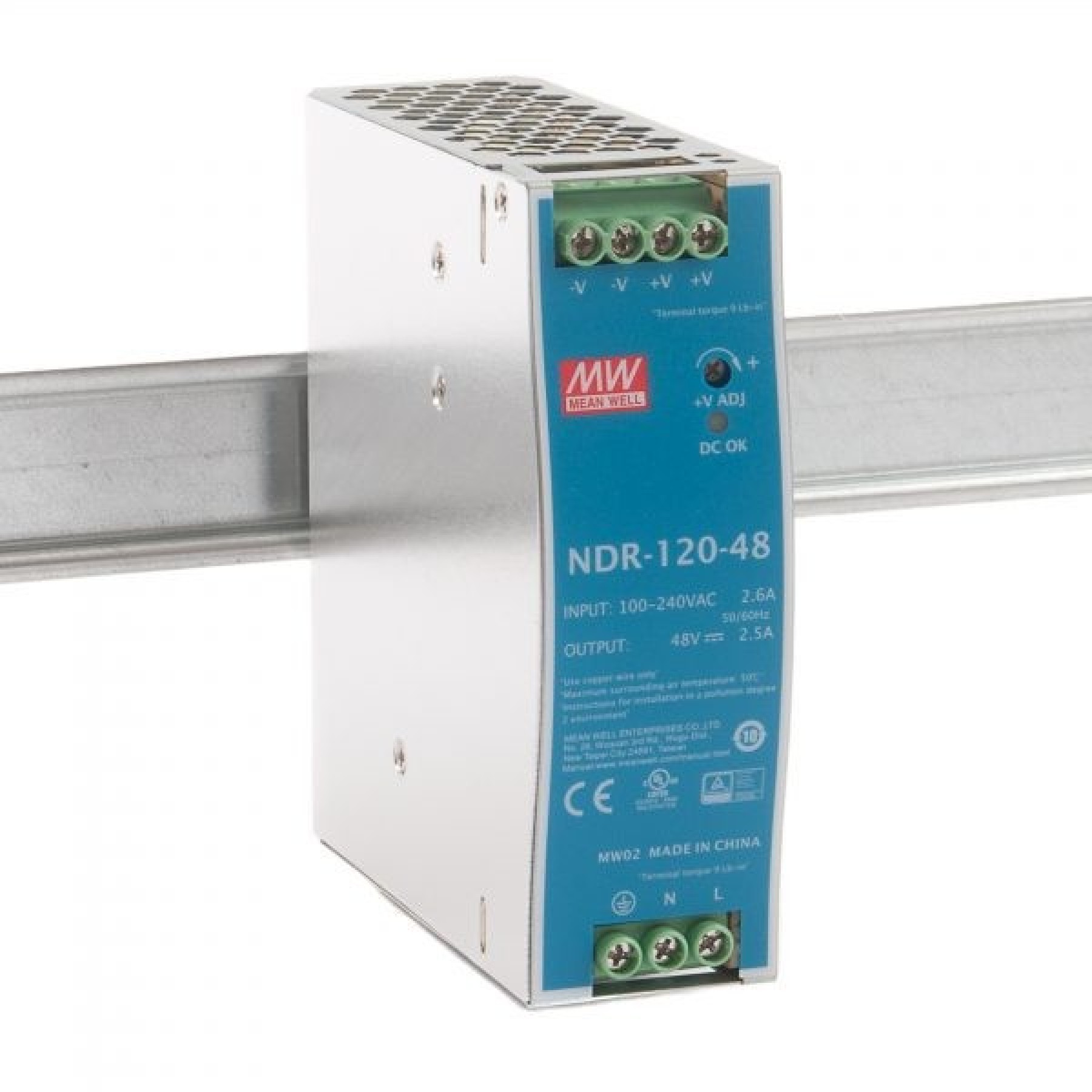 Meanwell NDR-120-12 DC Power Supply 120W 10A 12VDC