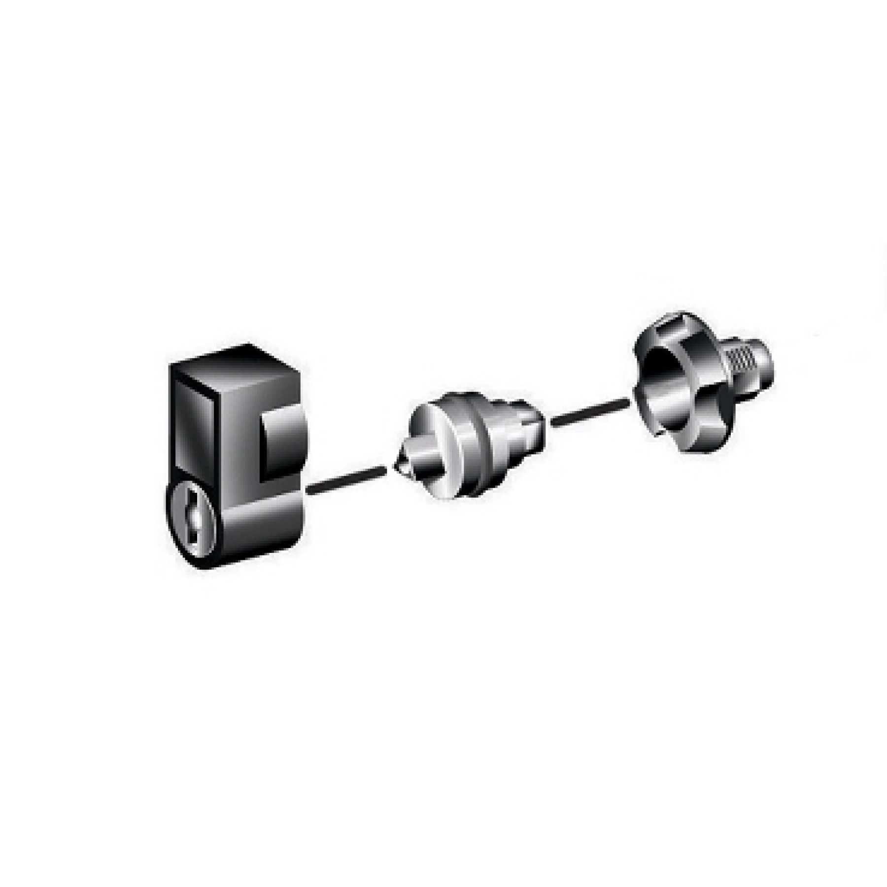 Schneider NSYTHL405PLM External handle with 405 barrel & key for PLM enclosures with Height - 847mm