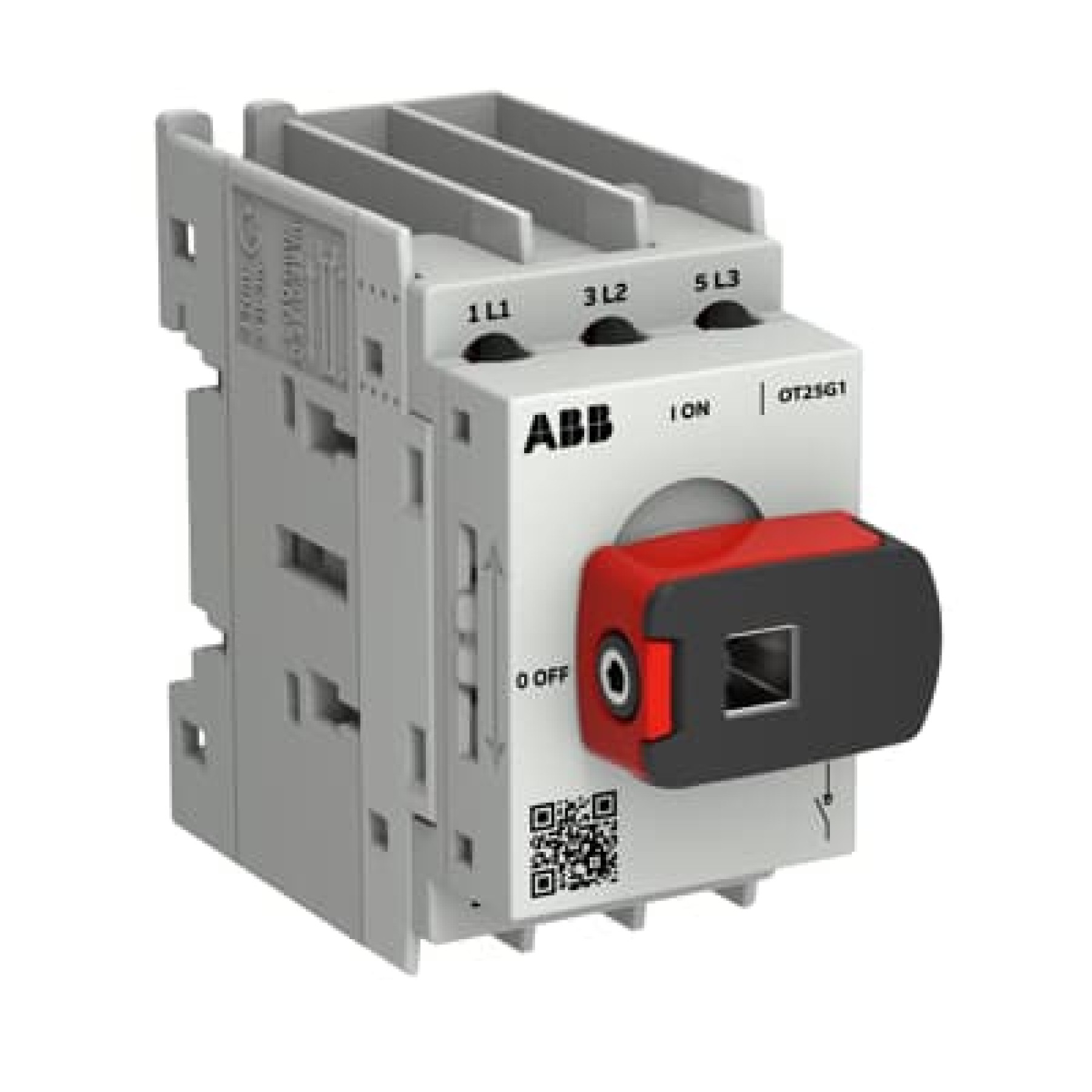 ABB OT25G1-3MS 3 Pole Isolator 25A Base Mounted