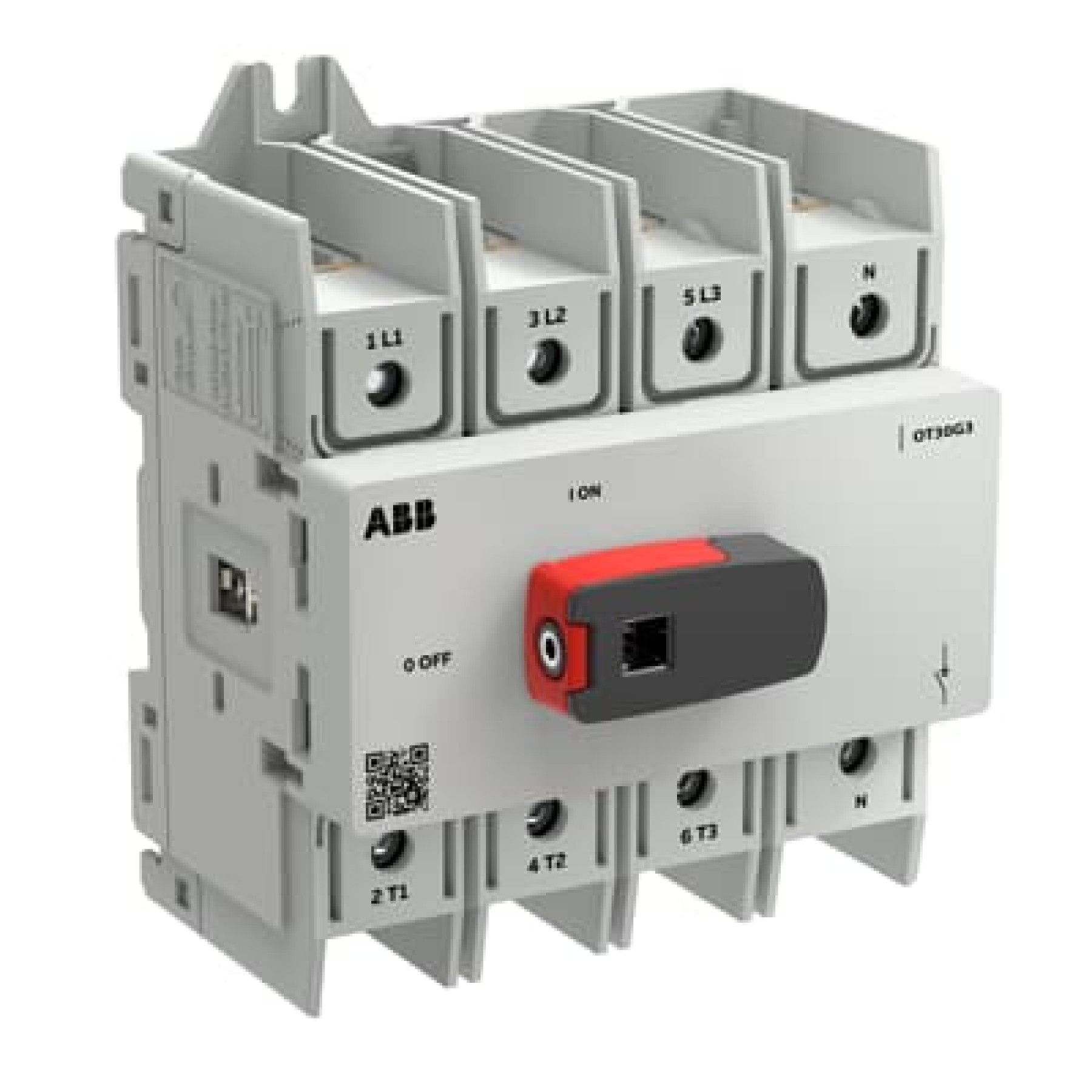 ABB OT30G3-4BSN2 4 Pole Isolator 30A Base Mounted