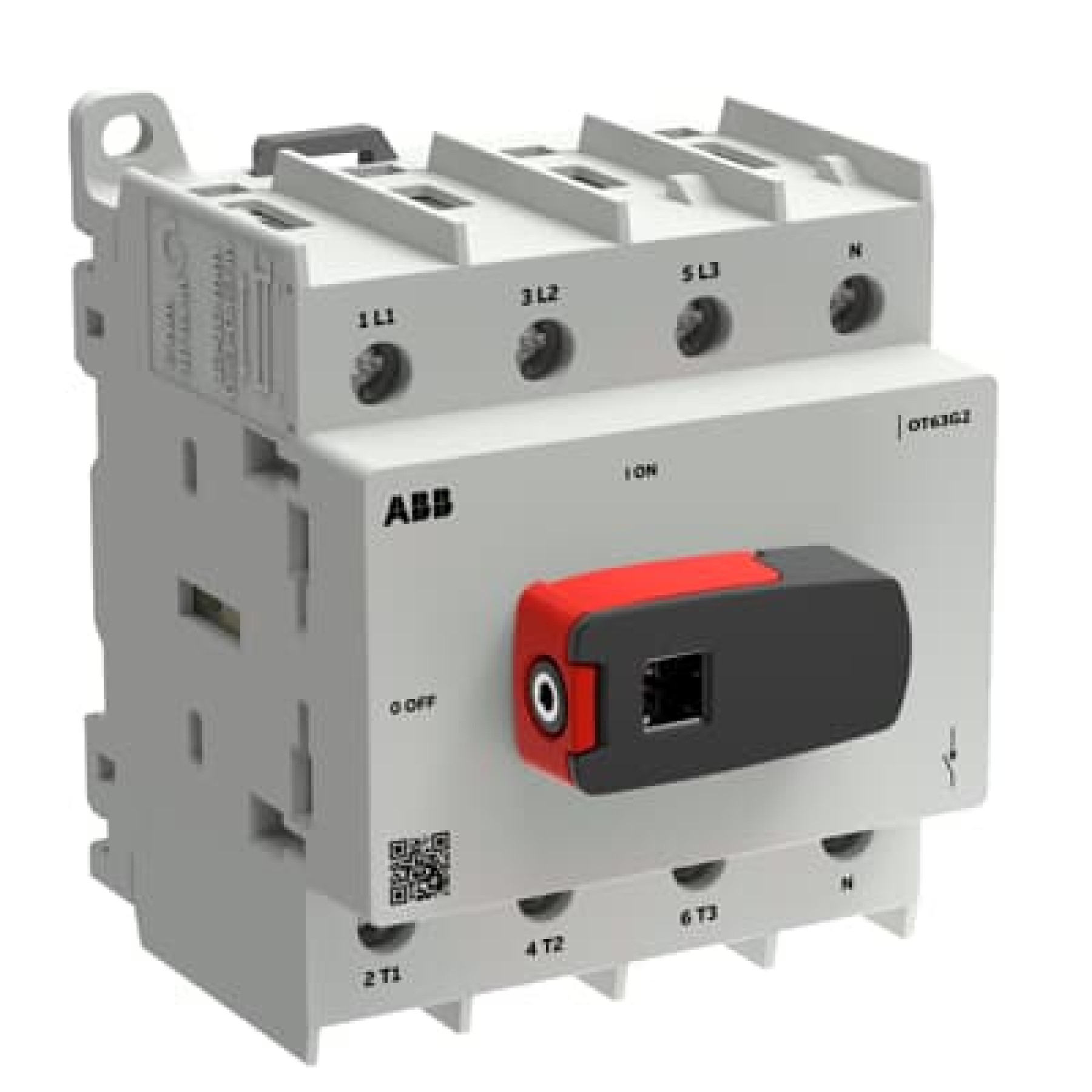 ABB OT63G2-4BSN2 4 Pole Isolator 63A Base Mounted