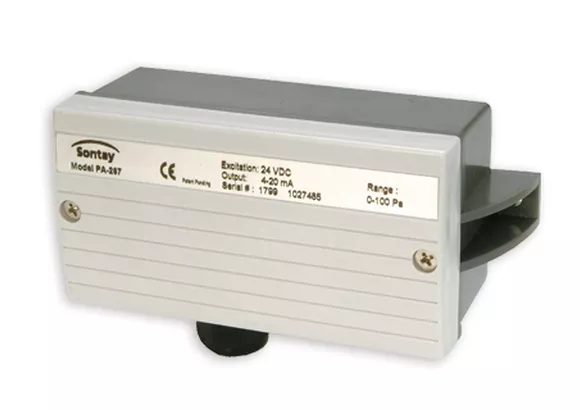 Sontay PA-267-1600-V Air Differential Pressure Sensor 0-1600pa 1% Acc 0-10V with DFK